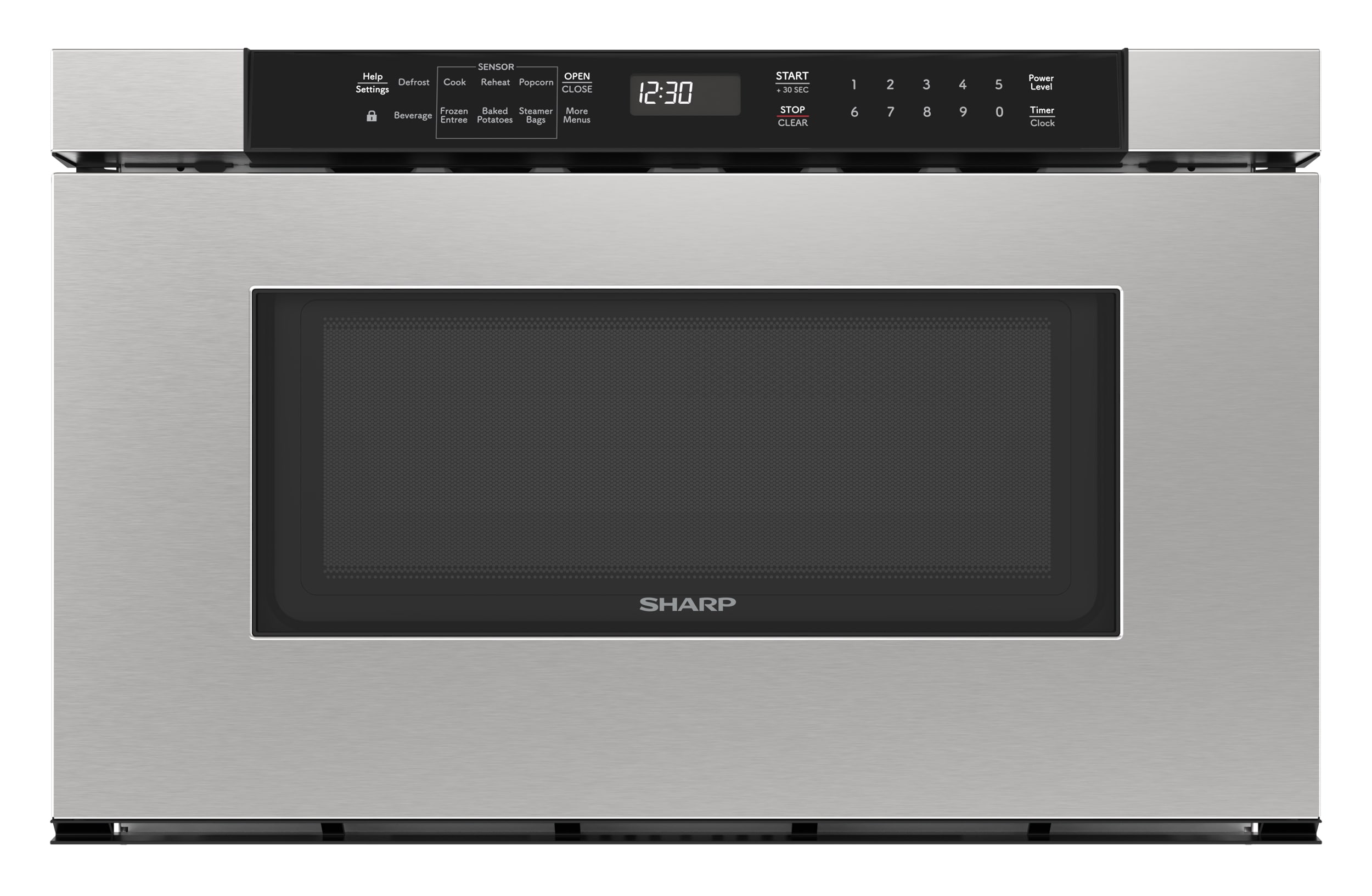 Sharp 27.75-in 1.2-cu ft 950 -Watt Microwave Drawer ( Stainless Steel )