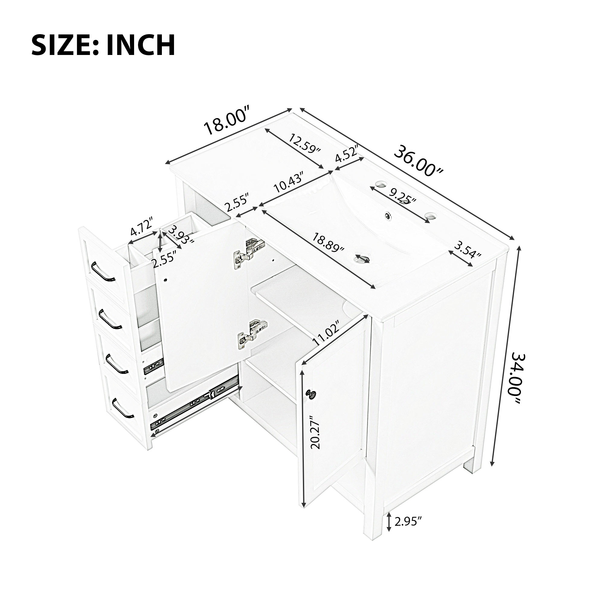 ModernLuxe L3P-N725P245278K Bath-Vanity-Combo - View #4