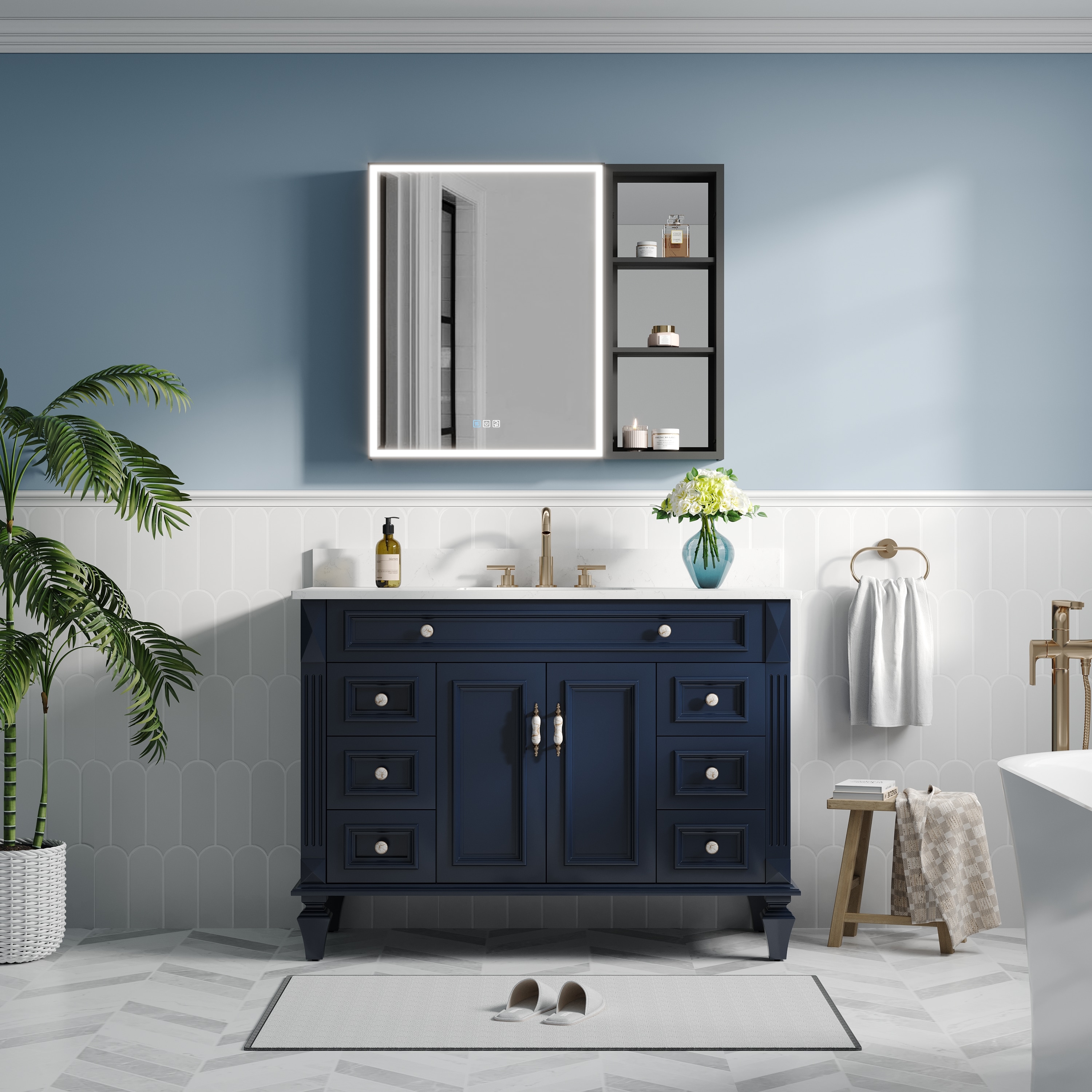 CALVON RC12-2430L-MC Bathroom-Medicine-Cabinets - View #8