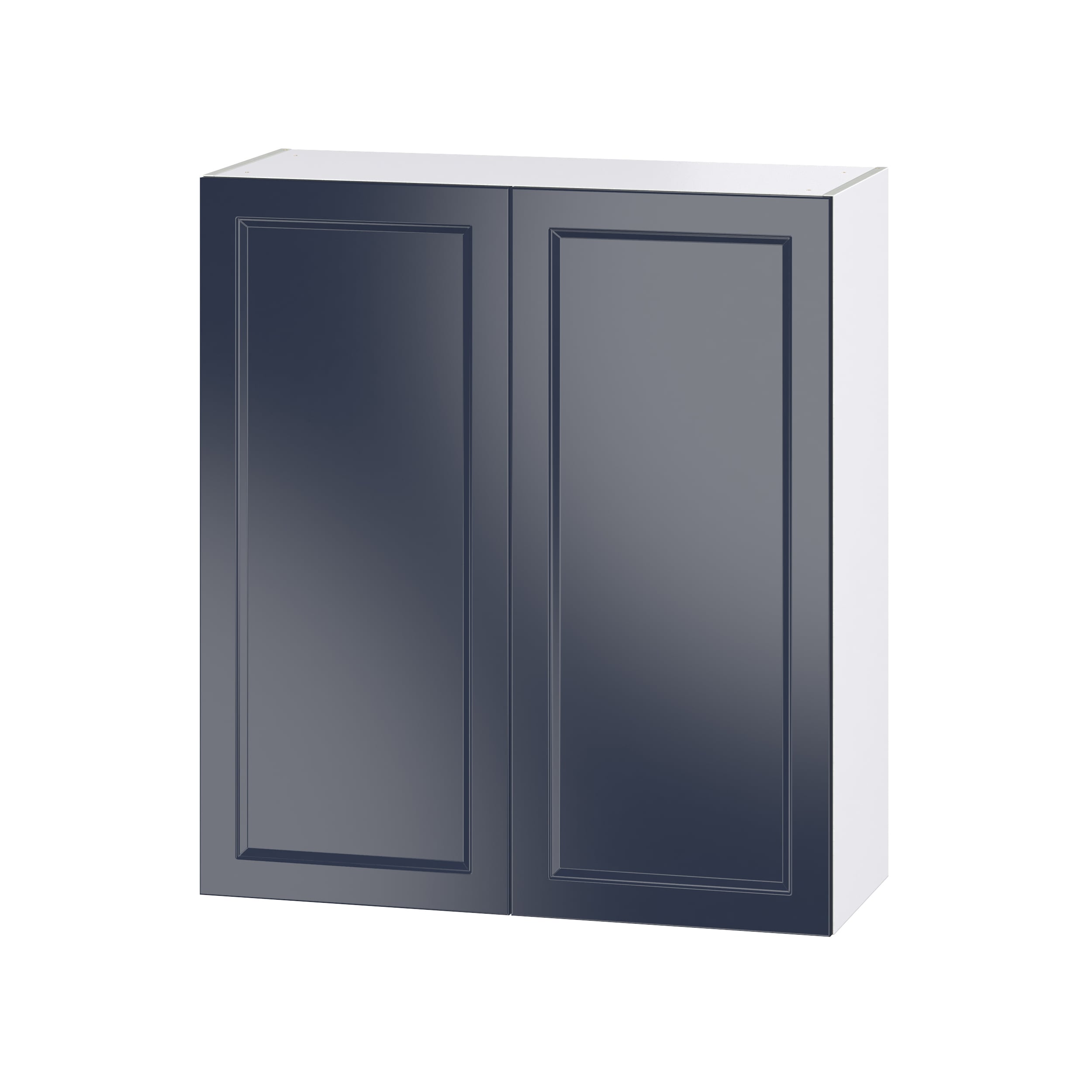 Hugo&Borg DSW3640-LO Lorette 36-in W x 40-in H x 14-in D Navy Blue Wall Fully assembled Cabinet (Recessed Panel Shaker)