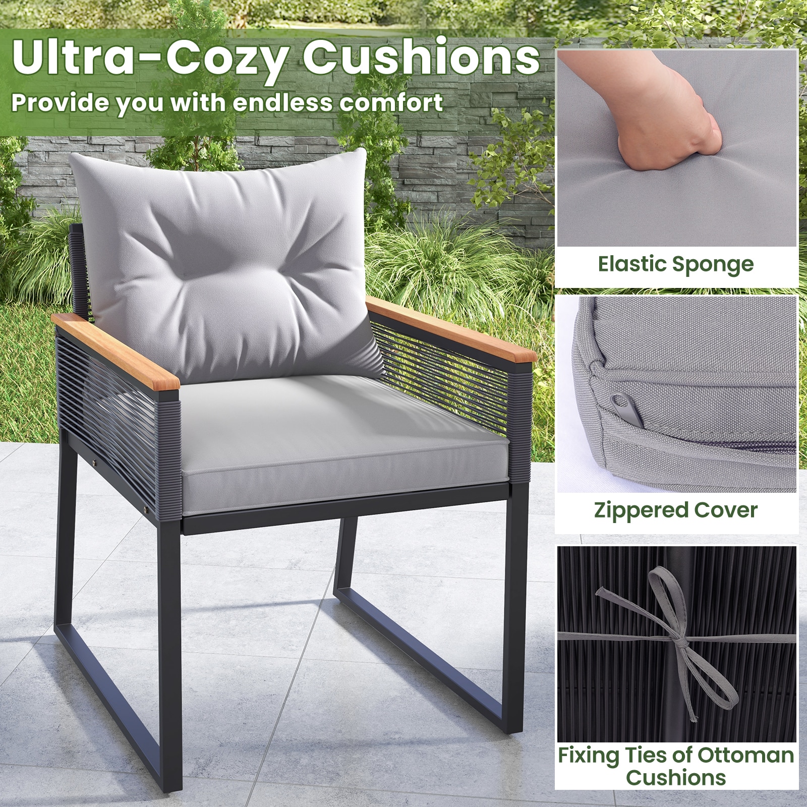  AA145GR Patio-Conversation-Sets - View #2