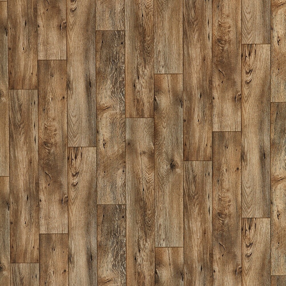 Style Selections Providence Oak Brown Wood Look 10-mil x 12-ft W Waterproof Cut-to-length Vinyl Sheet Flooring
