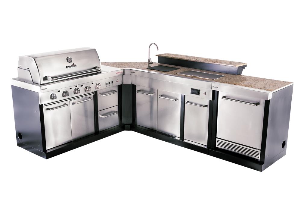Char Broil Medallion 50 In W X 25 In D X 48 6 In H Outdoor Kitchen Sink In The Modular Outdoor Kitchens Department At Lowes Com