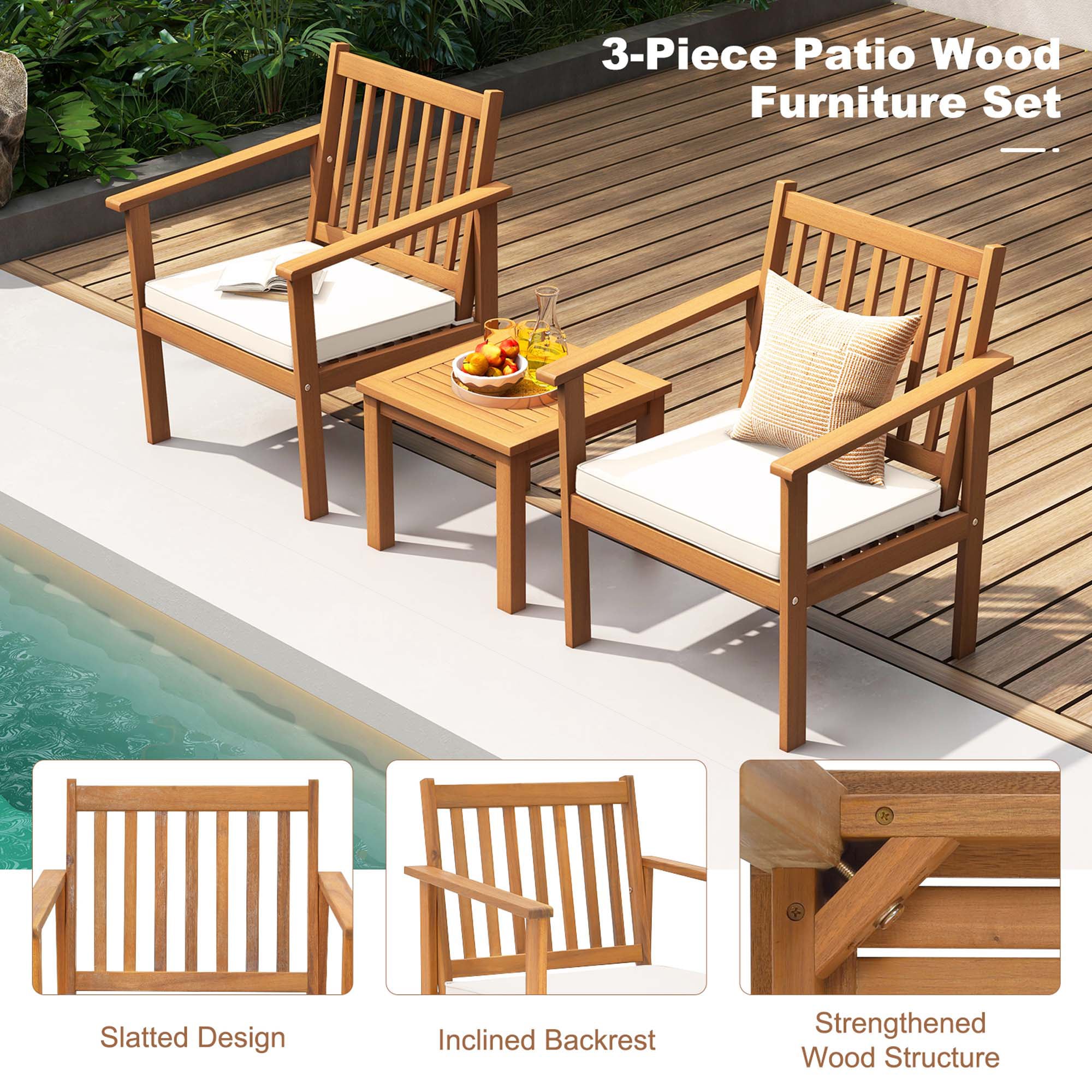 Costway HCST01063 Patio-Conversation-Sets - View #5