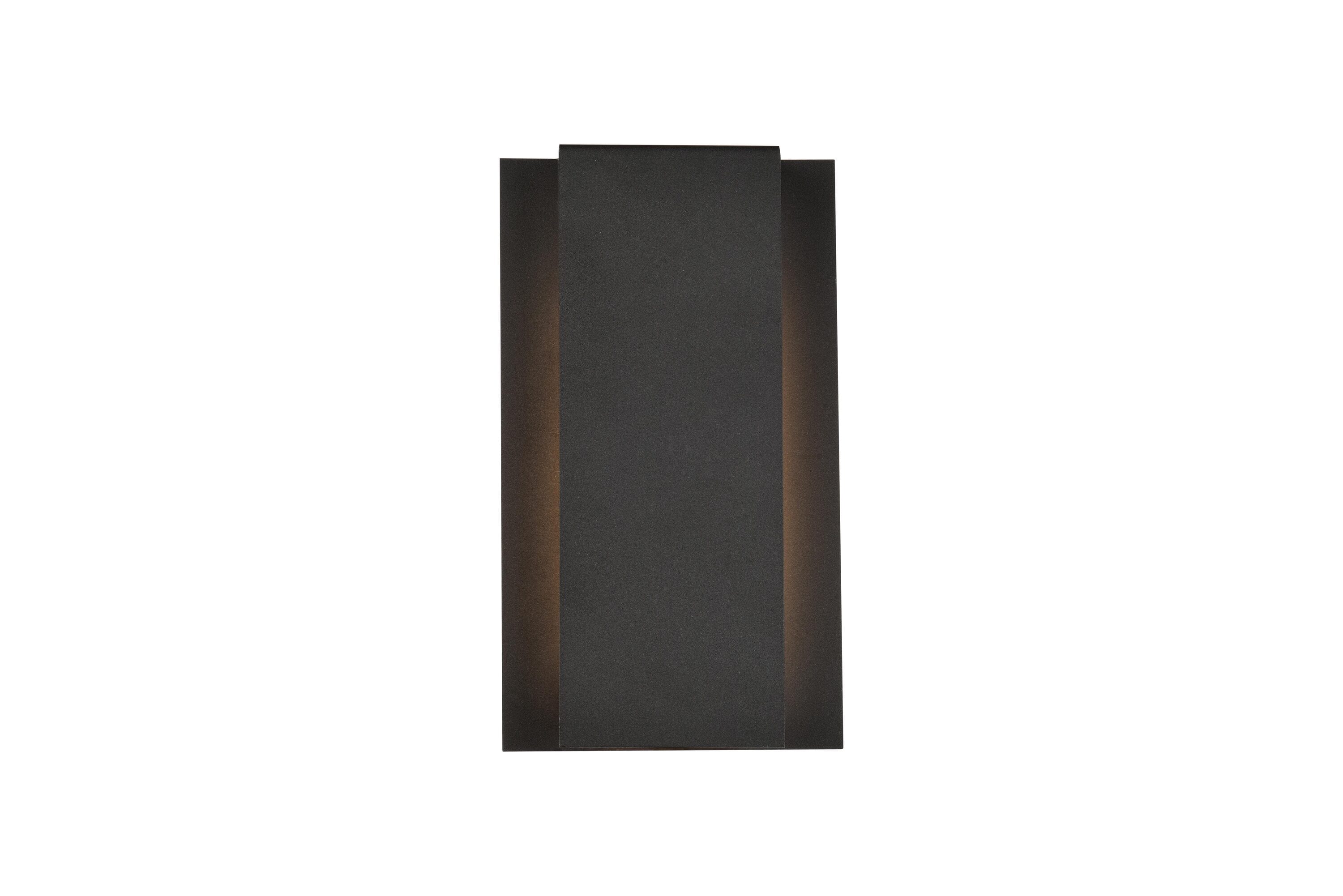 Simply Living Home Carvella Integrated LED Wall Sconce in Black