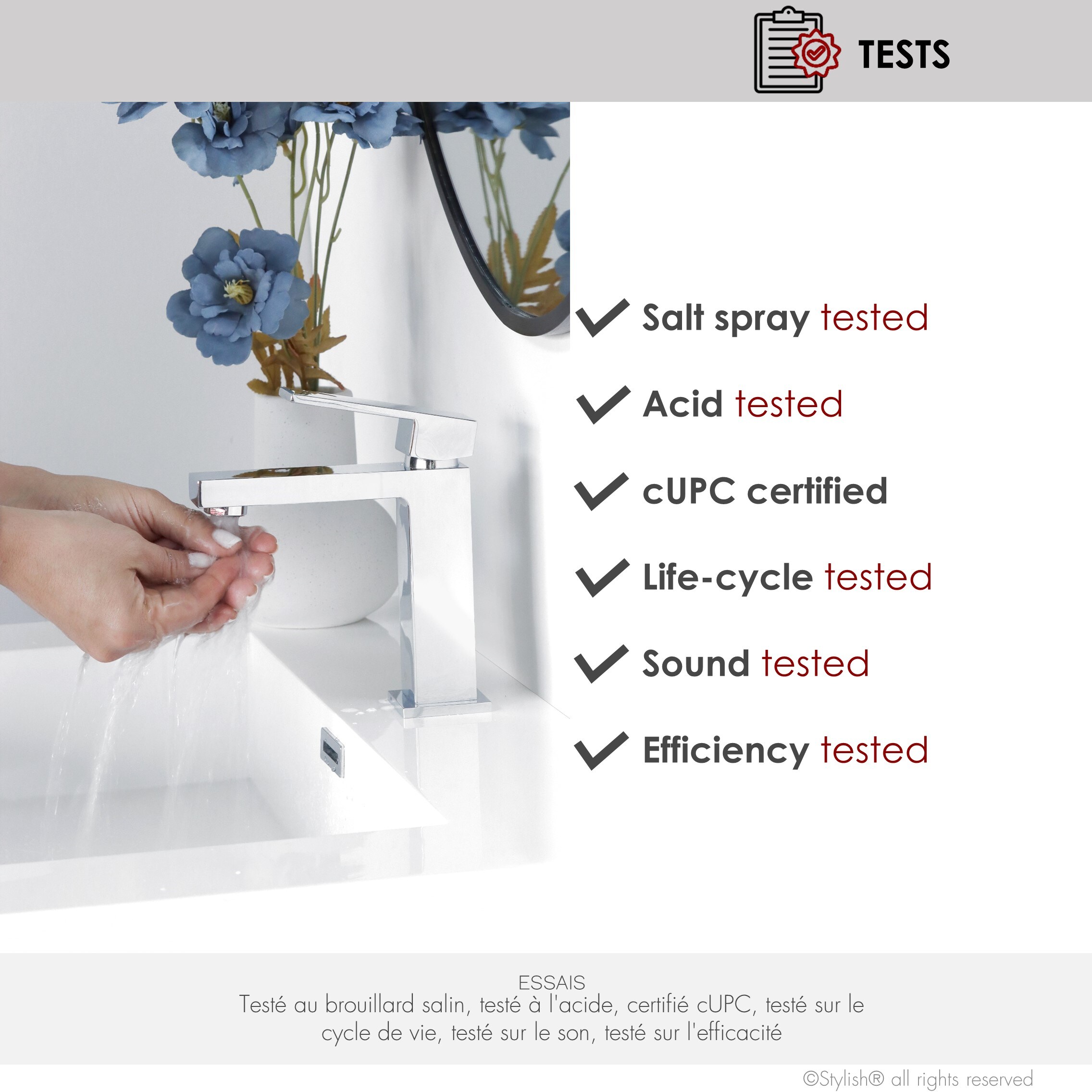 Stylish B-112C Lavatory-Faucets - View #6