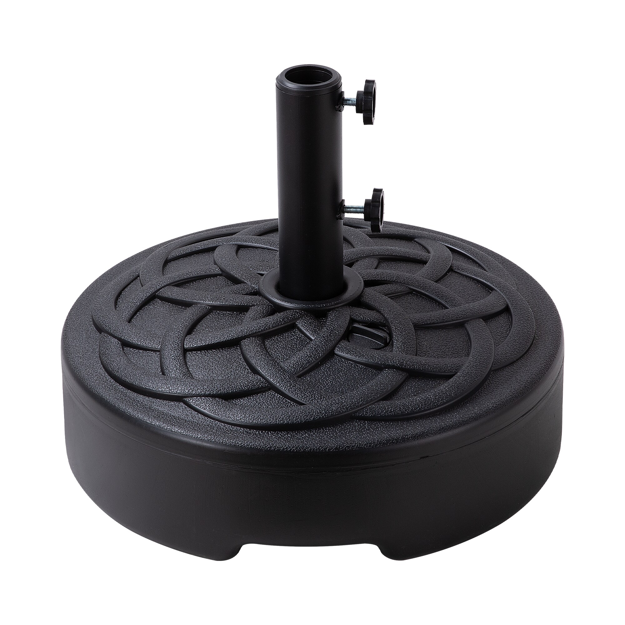 Maocao Hoom BH83350 Round Patio Umbrella Base Black Patio Umbrella Base