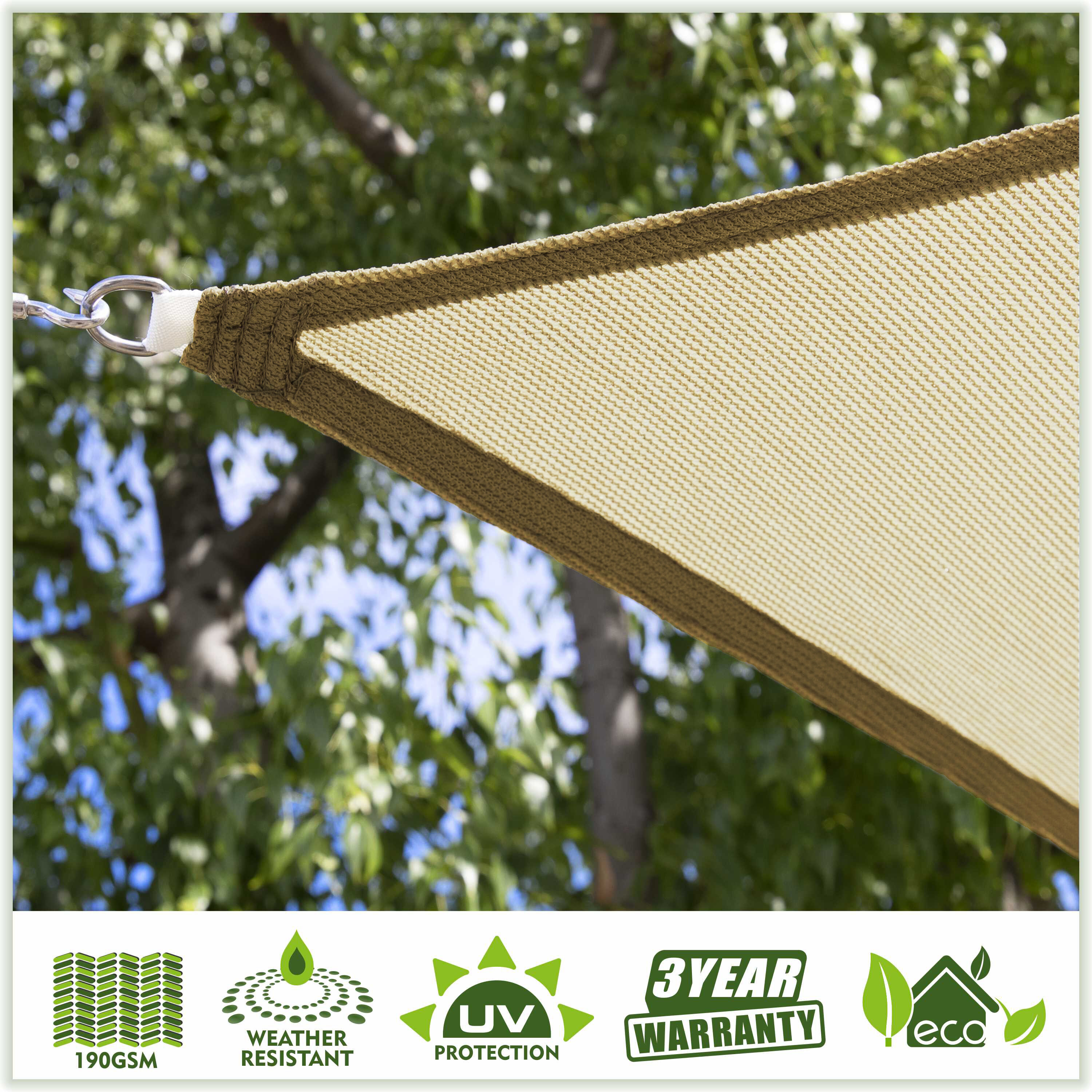 ColourTree TAPR1020-3 Shade-Sails-Fabric - View #3
