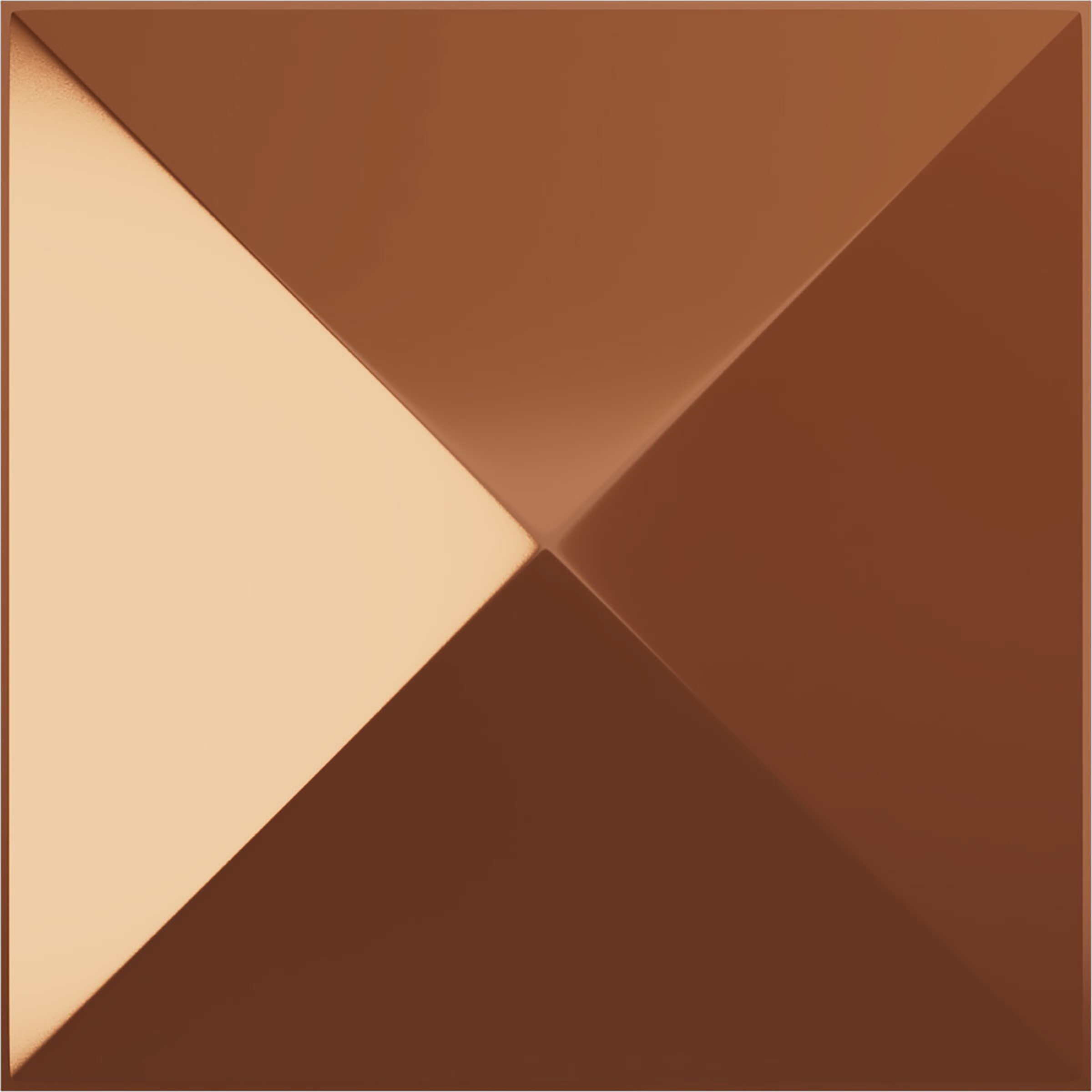 Ekena Millwork WP12X12SKBCO 11-7/8-in x 11-7/8-in Embossed Paintable/Stainable Copper PVC Wall Panel ( 0.98-sq ft )