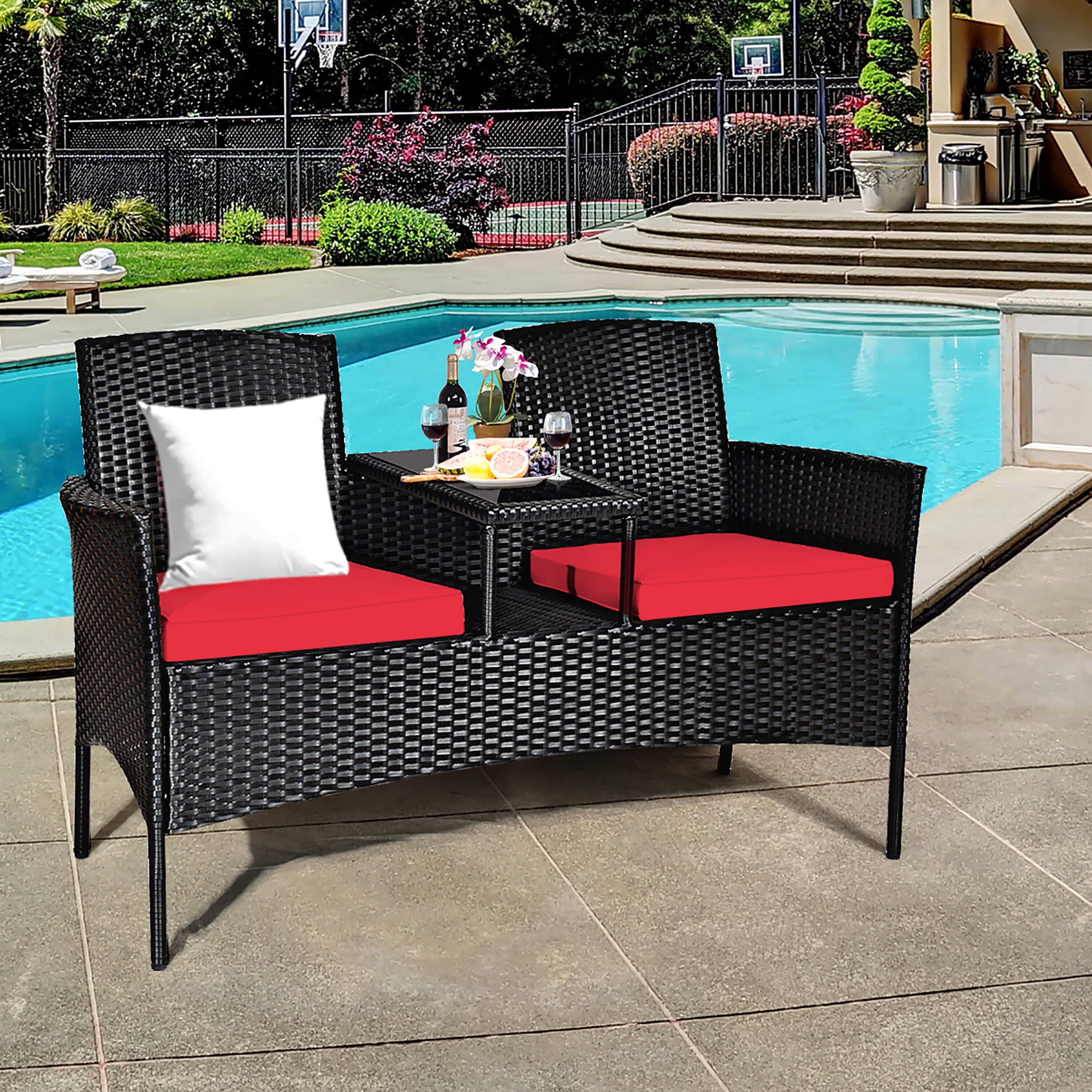 Costway HW63234RE Patio-Conversation-Sets - View #7