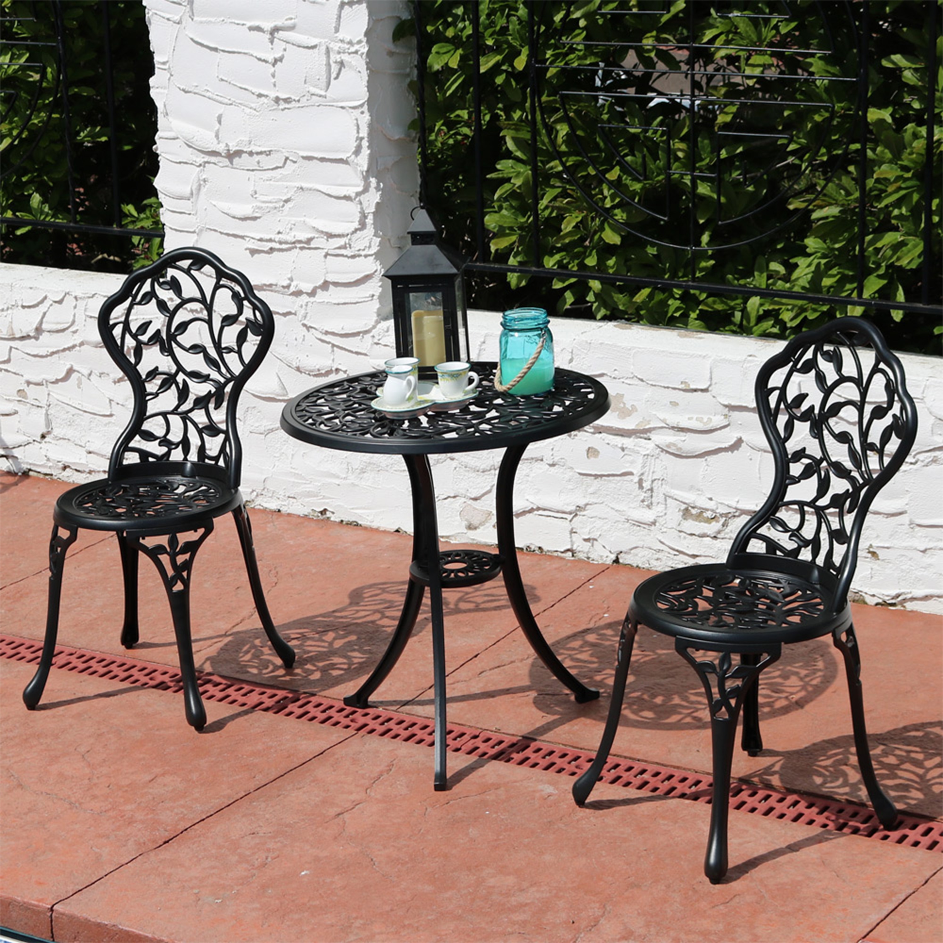 Sunnydaze Decor YUK-785 3 -Piece Patio Conversation Set