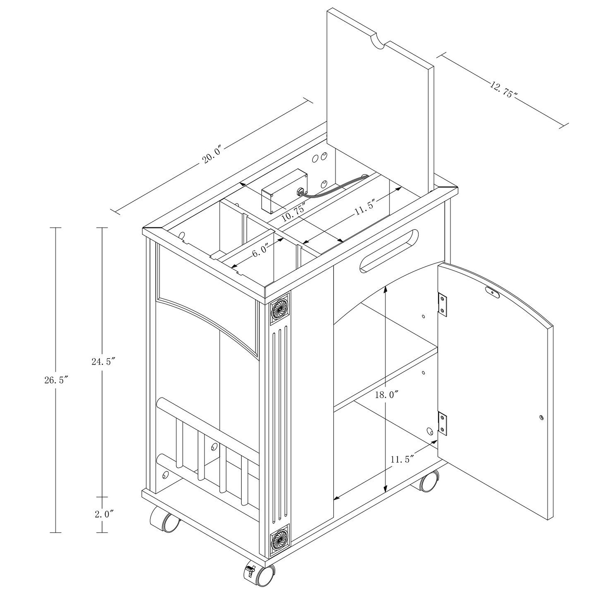 SINOFURN SYA440048GY nightstands - View #8
