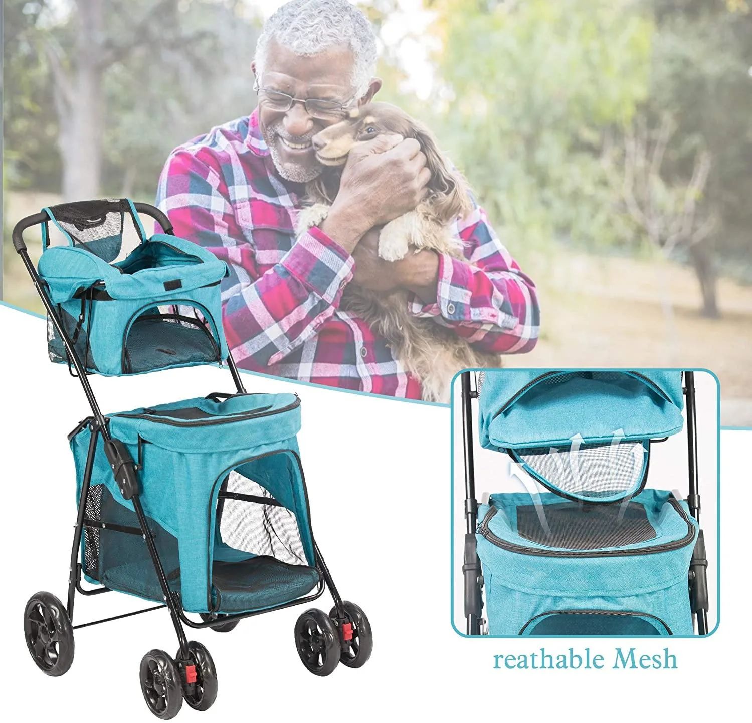 Siavonce ZX-I3VE7 Pet-Strollers - View #6
