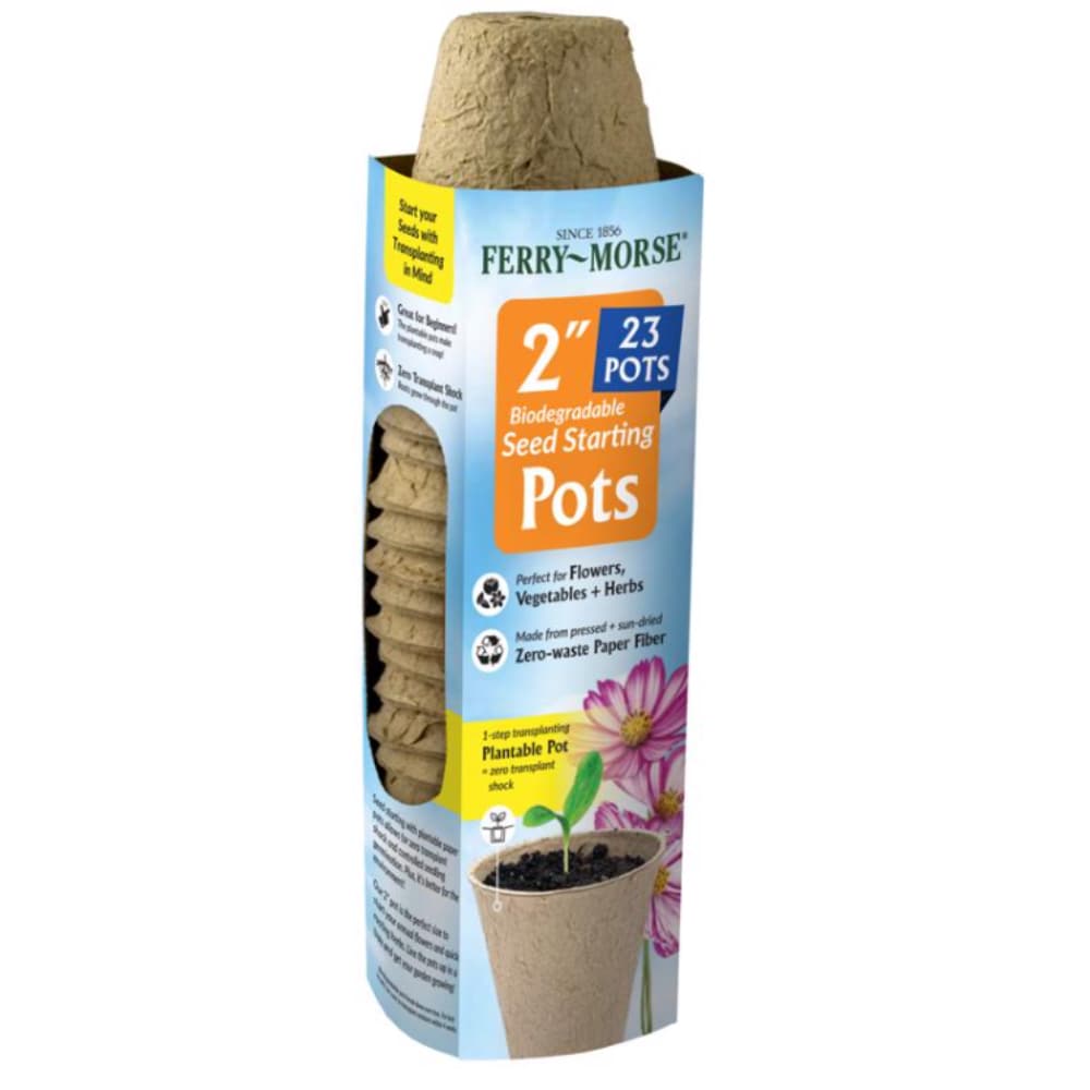Ferry-Morse -  23 Cells 2 in. H X 2.25 in. W X 2.25 in. L Seed Starting Peat Pot 23 pc