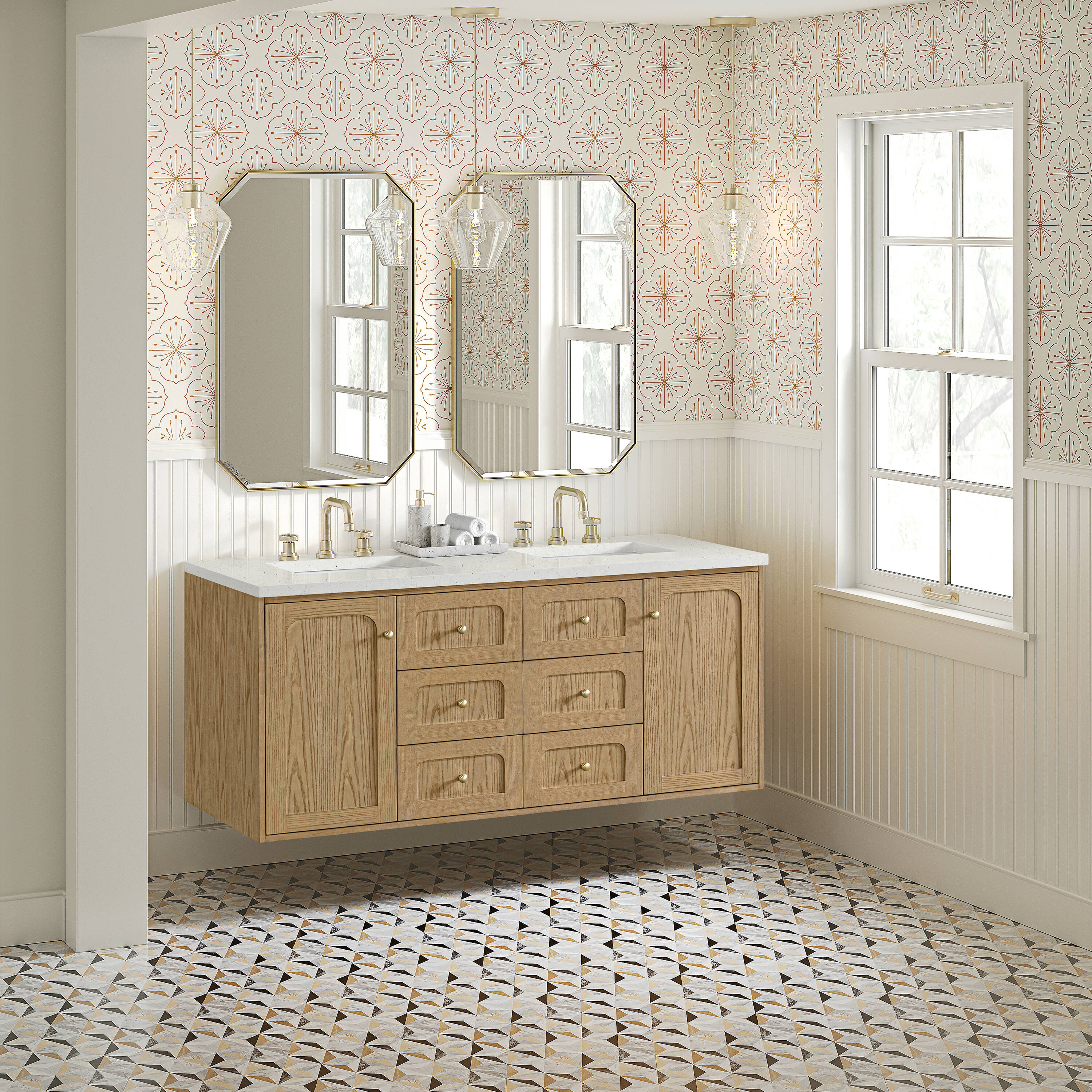 James Martin Vanities 545-V60D-LNO-3LDL Bath-Vanity-Combo - View #7