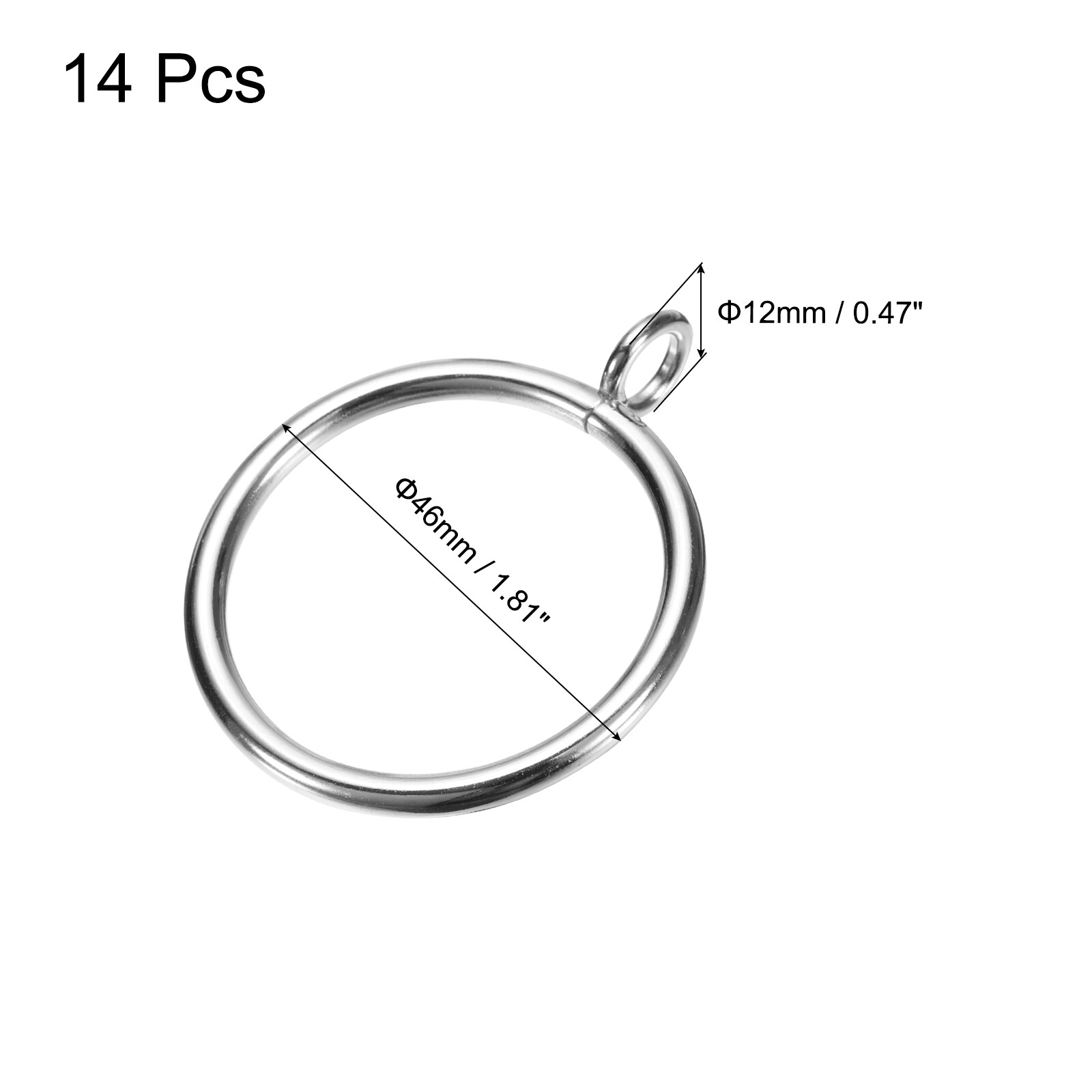 Unique Bargains S25072801UX3066 Curtain-Rings - View #2