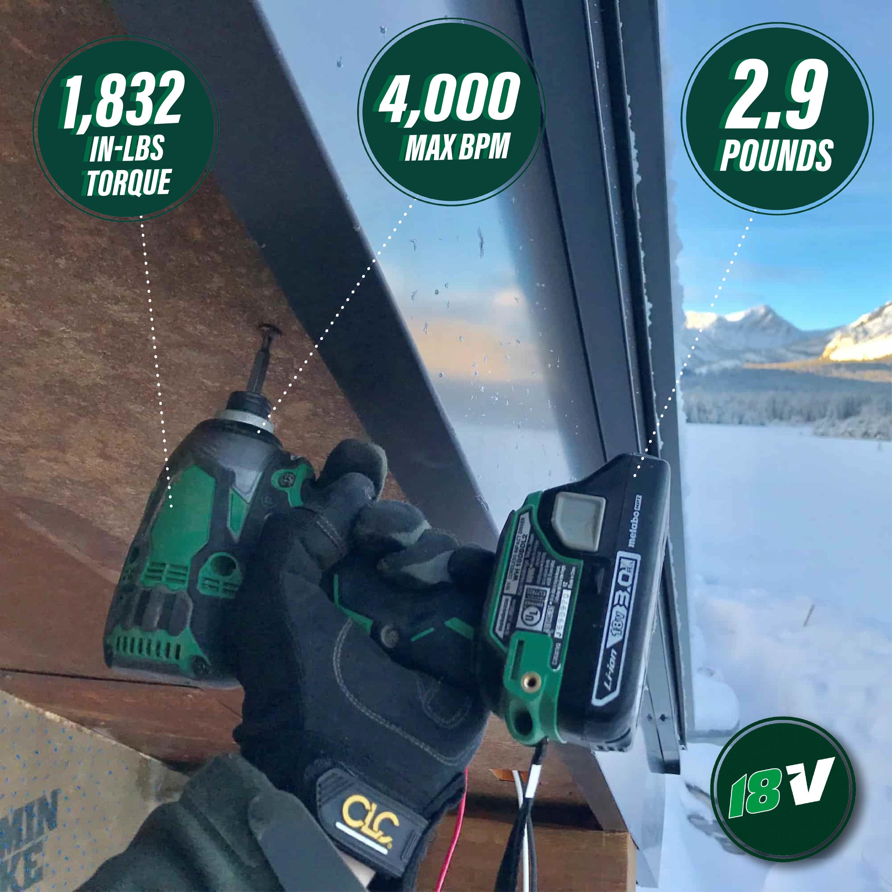 Metabo HPT WH18DBDL2Q4M Cordless-Impact-Drivers - View #2