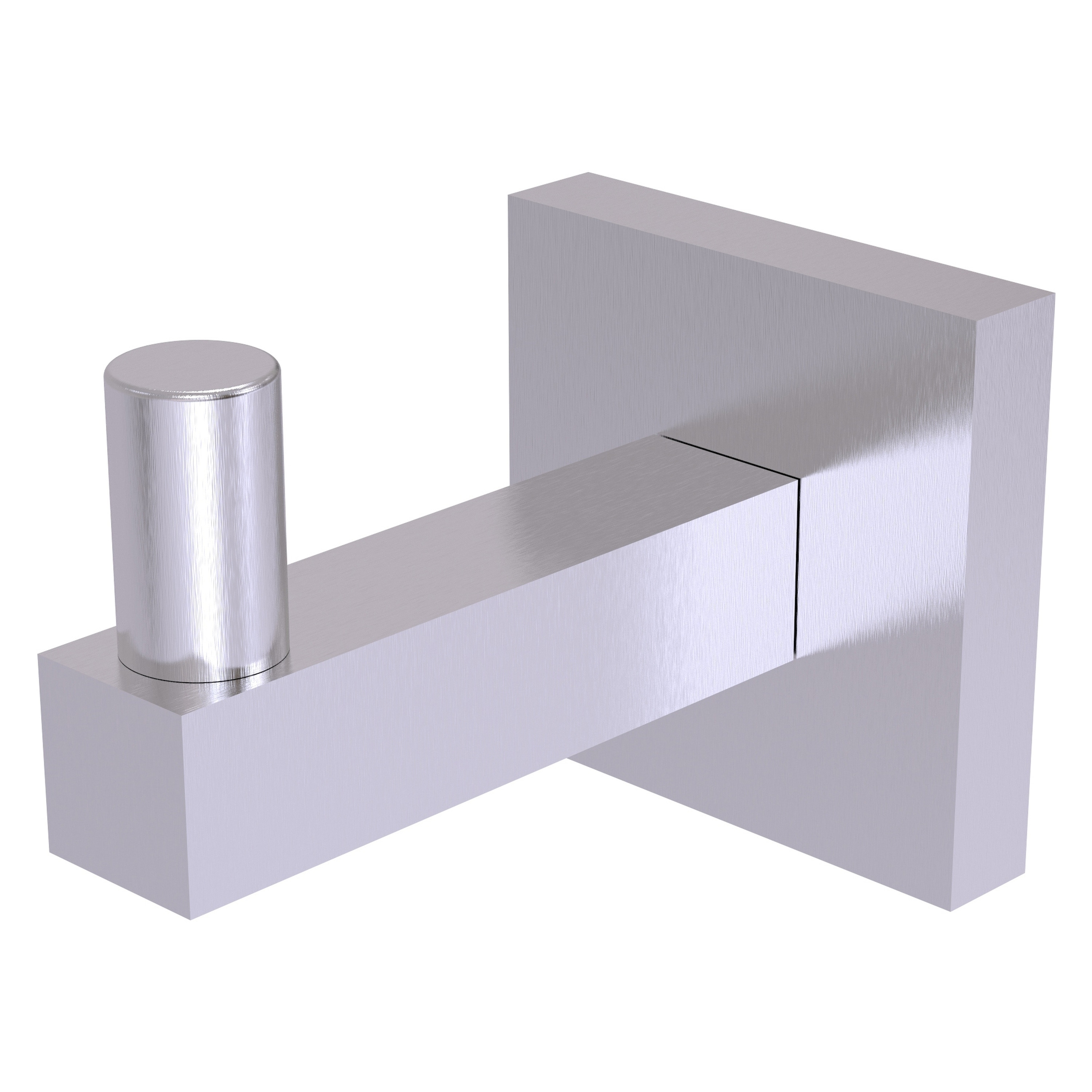 Allied Brass MT-20-SCH Montero Satin Chrome Single -Hook Wall mount Towel Hook