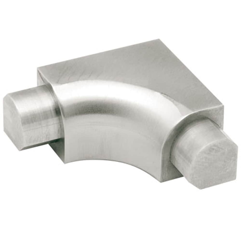 Schluter Systems I2S/RO100E/V2A Rondec 0.375-in W x 1.25-in L Stainless steel Steel Inside corner Tile Edge Trim