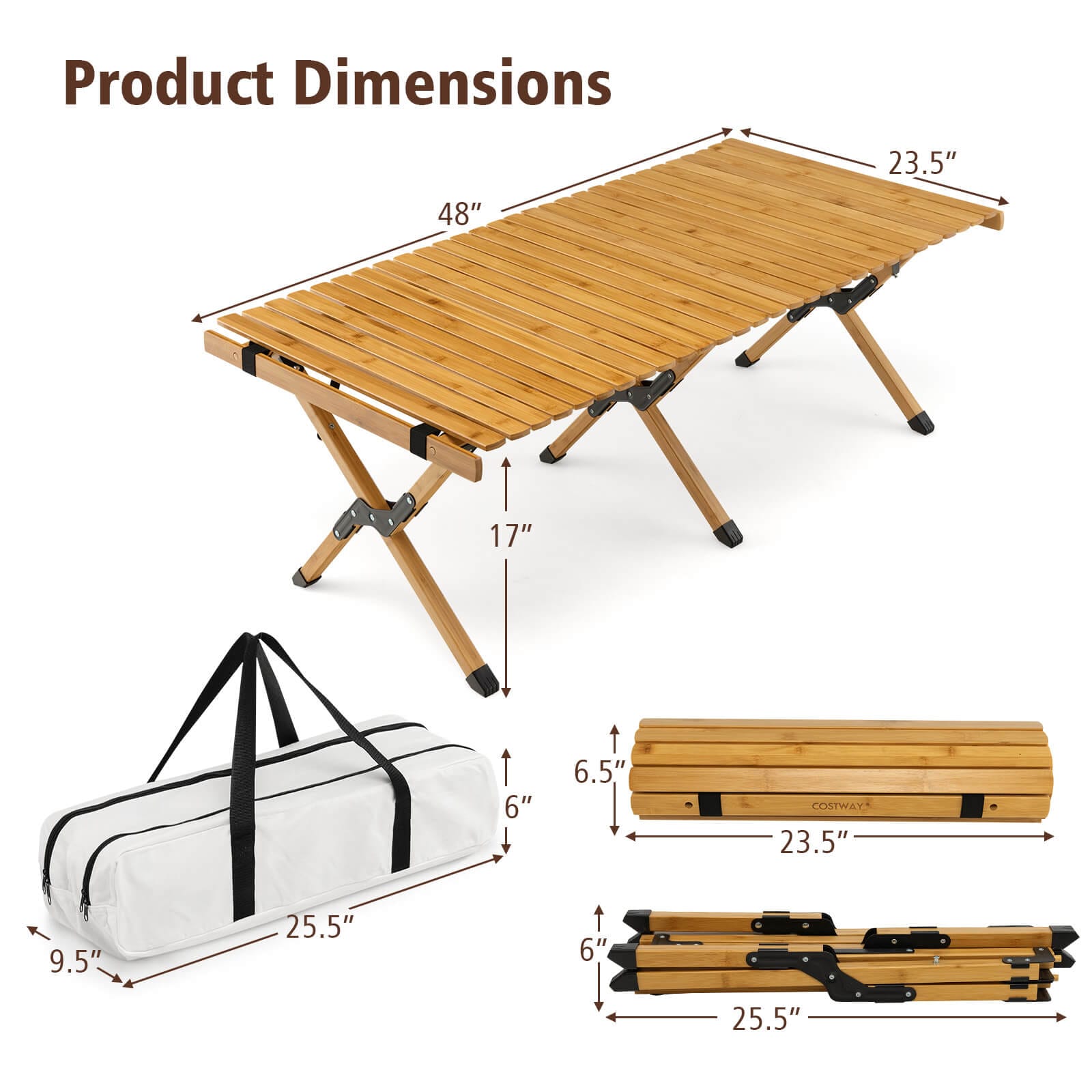 Forclover HYFE-10787NA Picnic-Tables - View #6