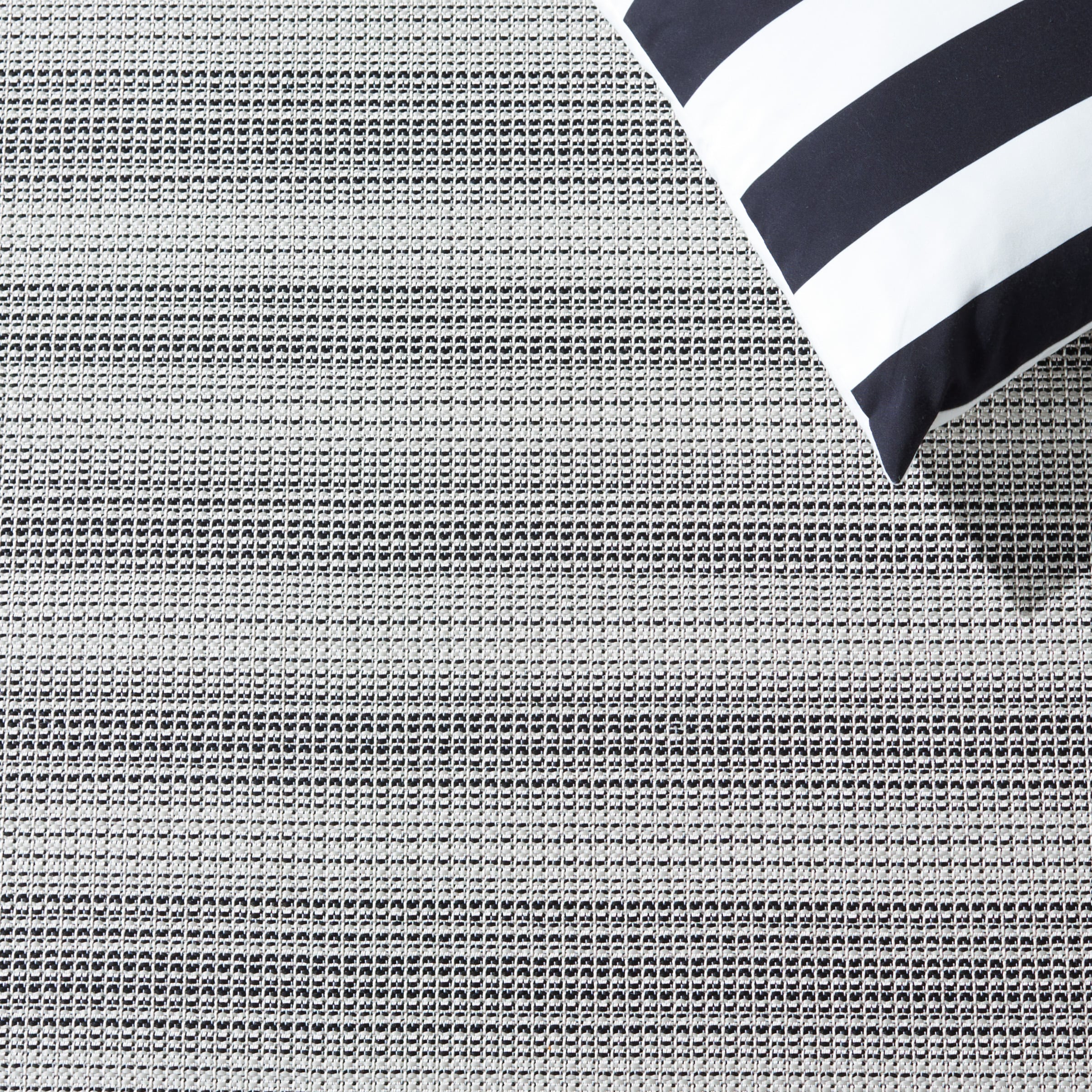Hampton Black and Grey Hand-Knotted Wool Area Rug