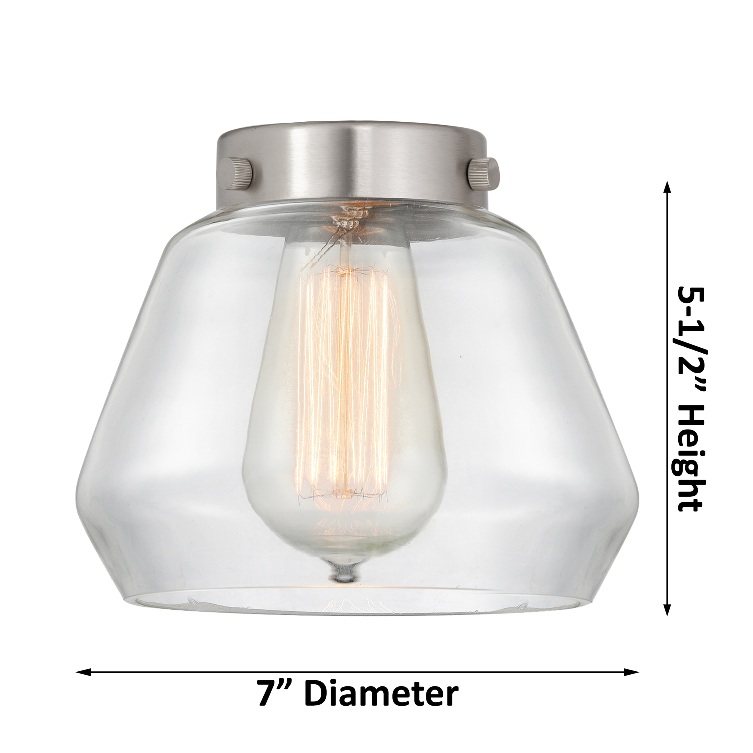 Fulton Matte Black and Smoke Glass Mini Pendant Light