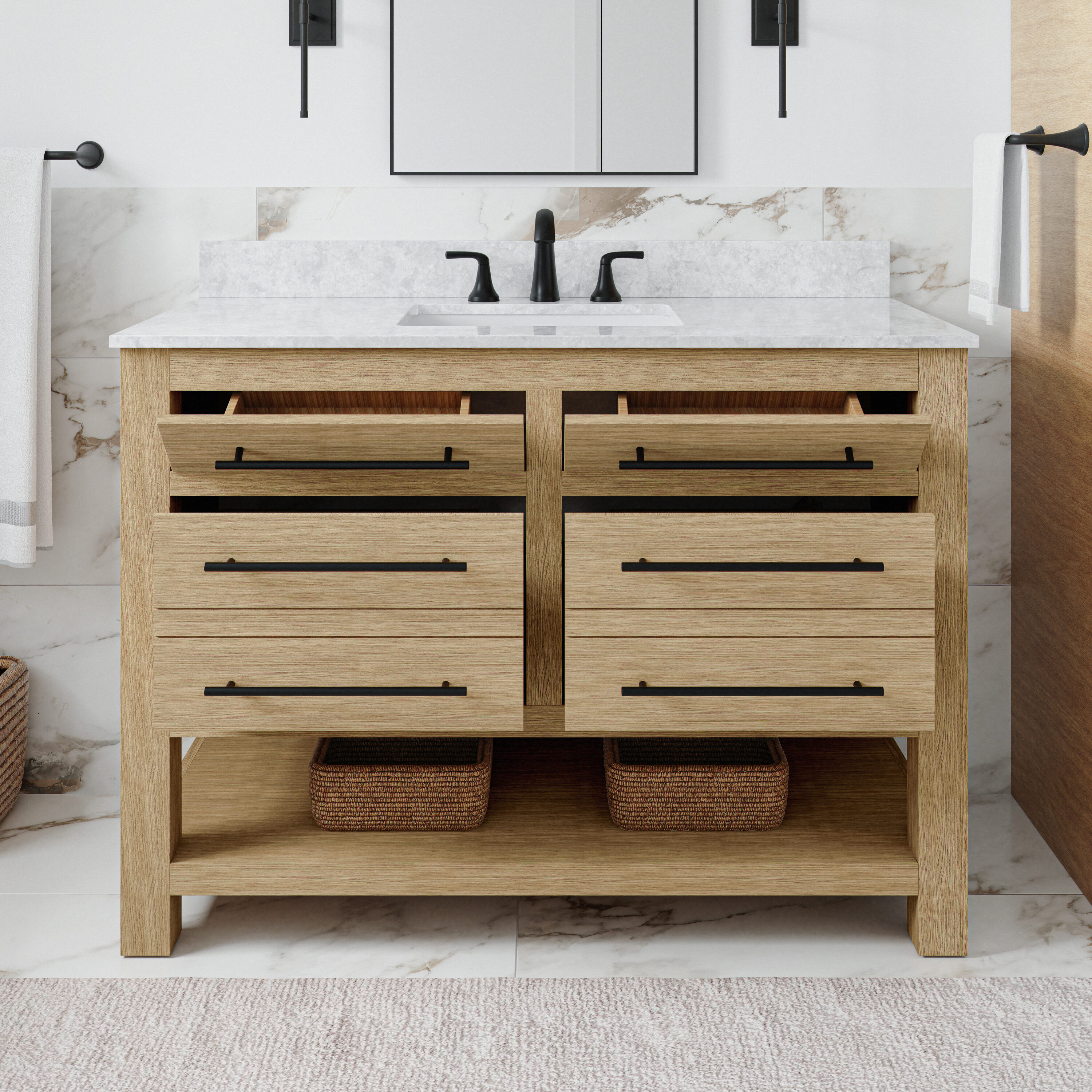 allen + roth LWS48KNTLN Bath-Vanity-Combo - View #5