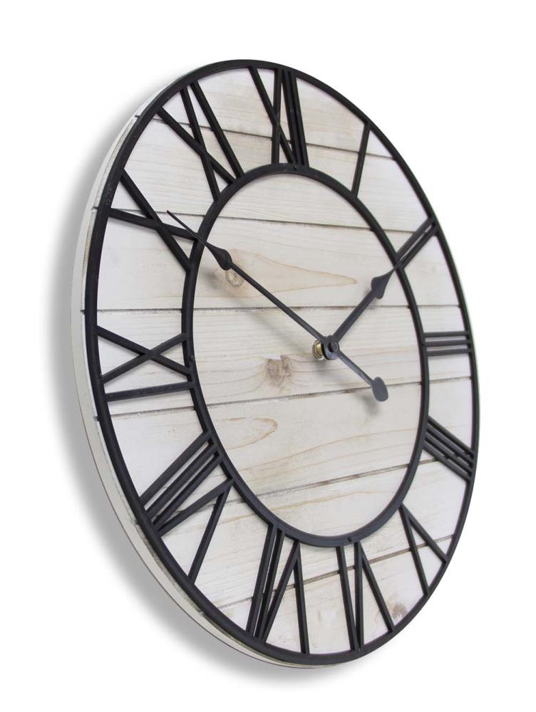 allen + roth Analog Round Wall Clock in the Clocks department at