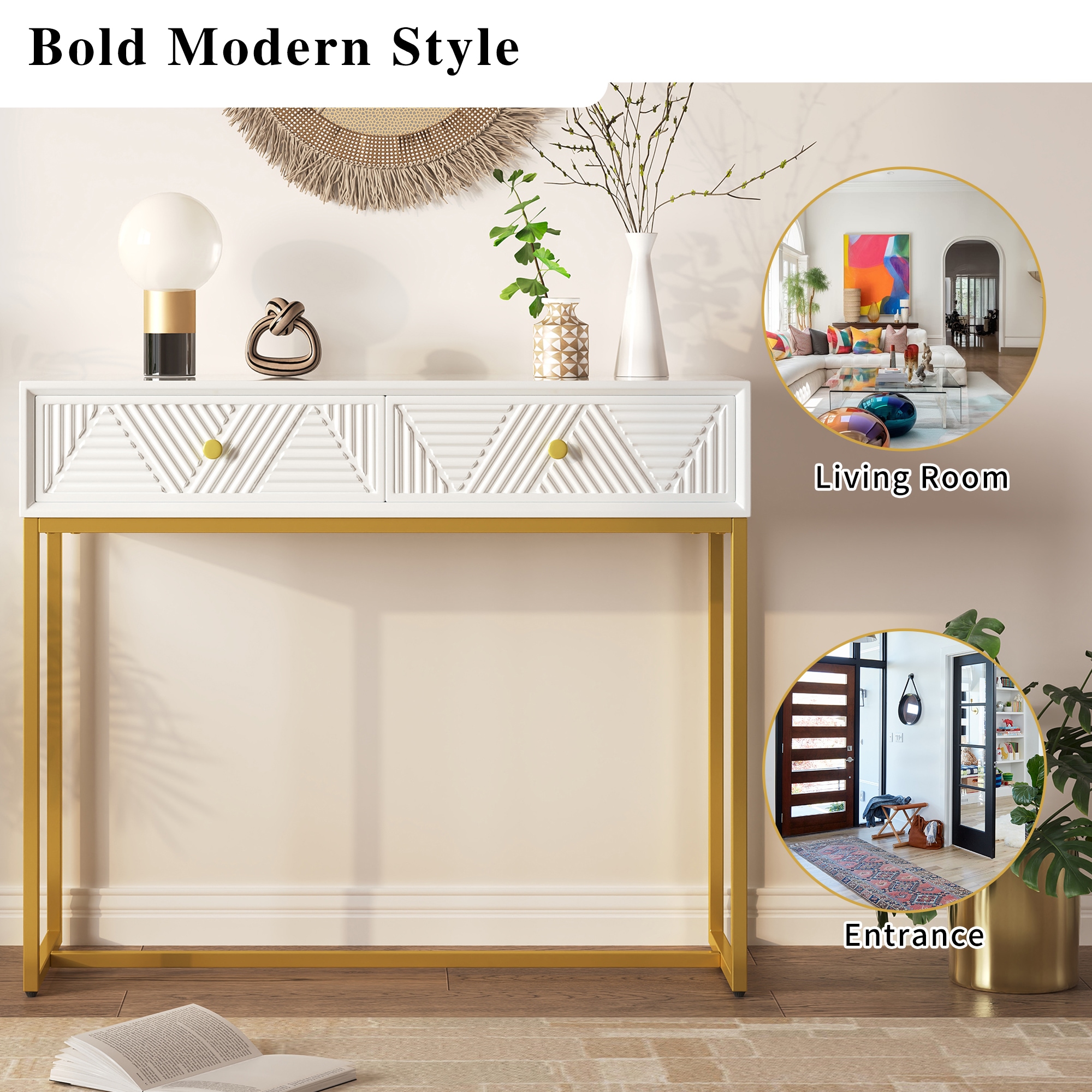 ModernLuxe N715P201976K Console-Sofa-Tables - View #4