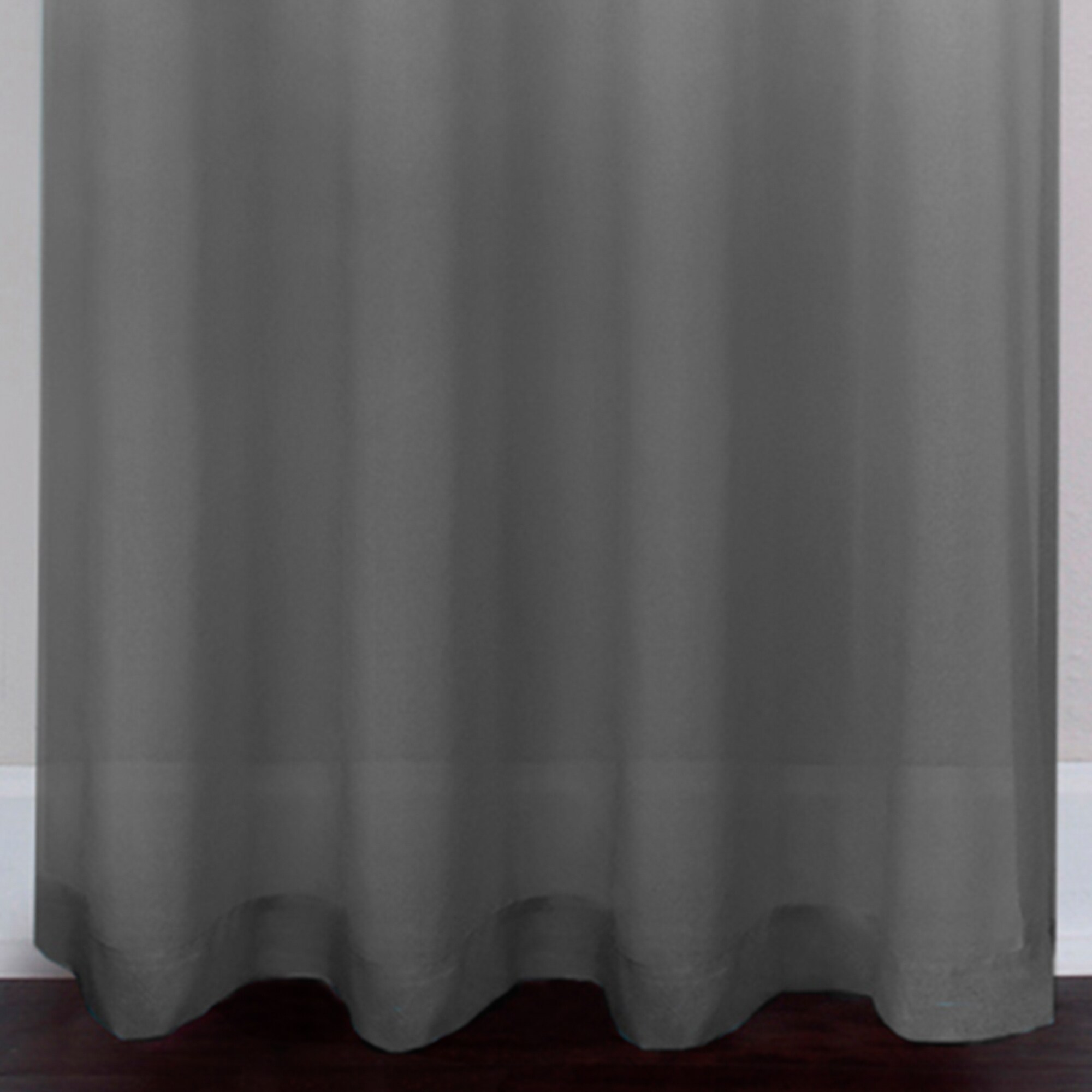 Grey and Yellow Ombre Sheer Grommet Curtain Panel