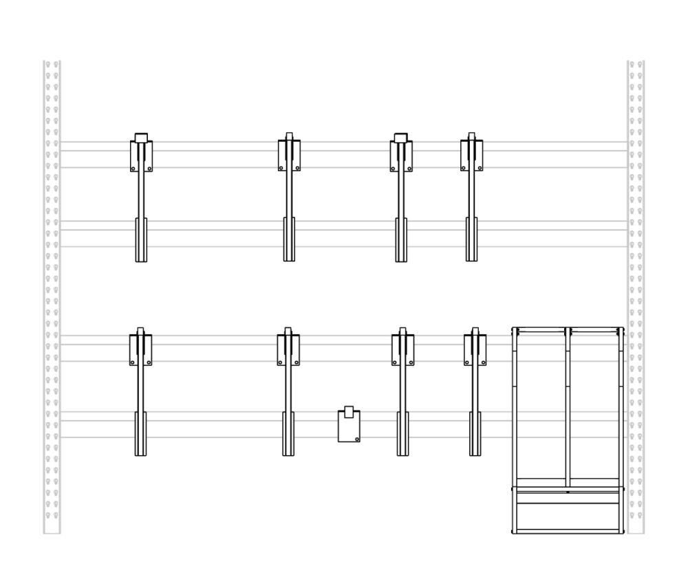 Gray Steel Corner Post Set For Metal Fence At Lowes Com   41859603 