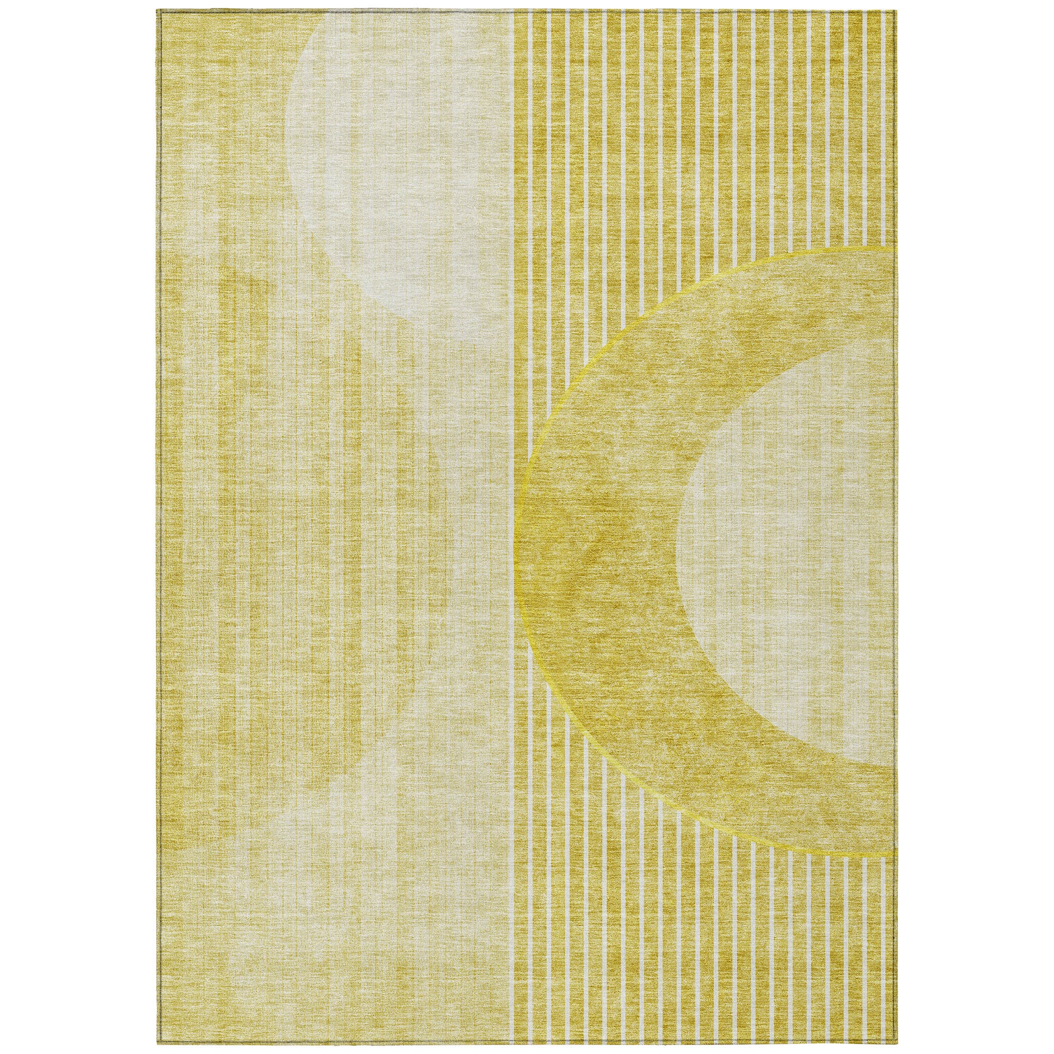Addison Rugs ACN676WH5X8 Chantille ACN676WH 5 x 7 (ft) Polyester Wheat Rectangular Indoor/Outdoor Geometric Machine washable Area rug