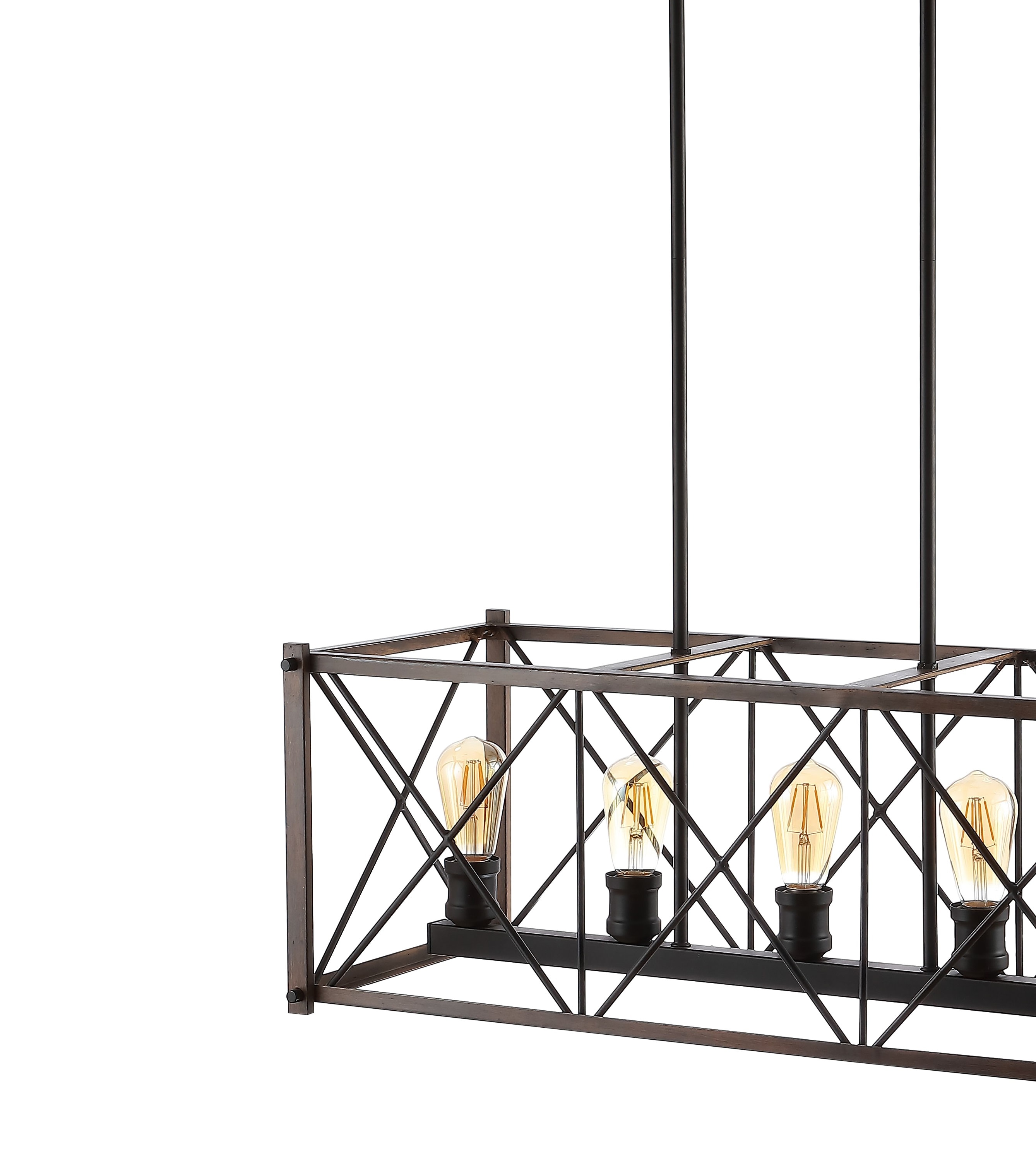 Bronze Farmhouse 33" LED Dimmable Iron Pendant Light