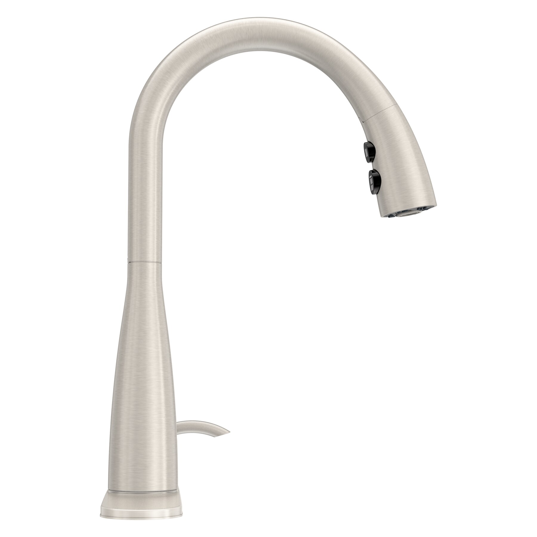 Pfister Raya Spot Defense Stainless Steel Single Handle Pull-down Touchless  Kitchen Faucet with Deck Plate and Soap Dispenser Included in the Kitchen  Faucets department at