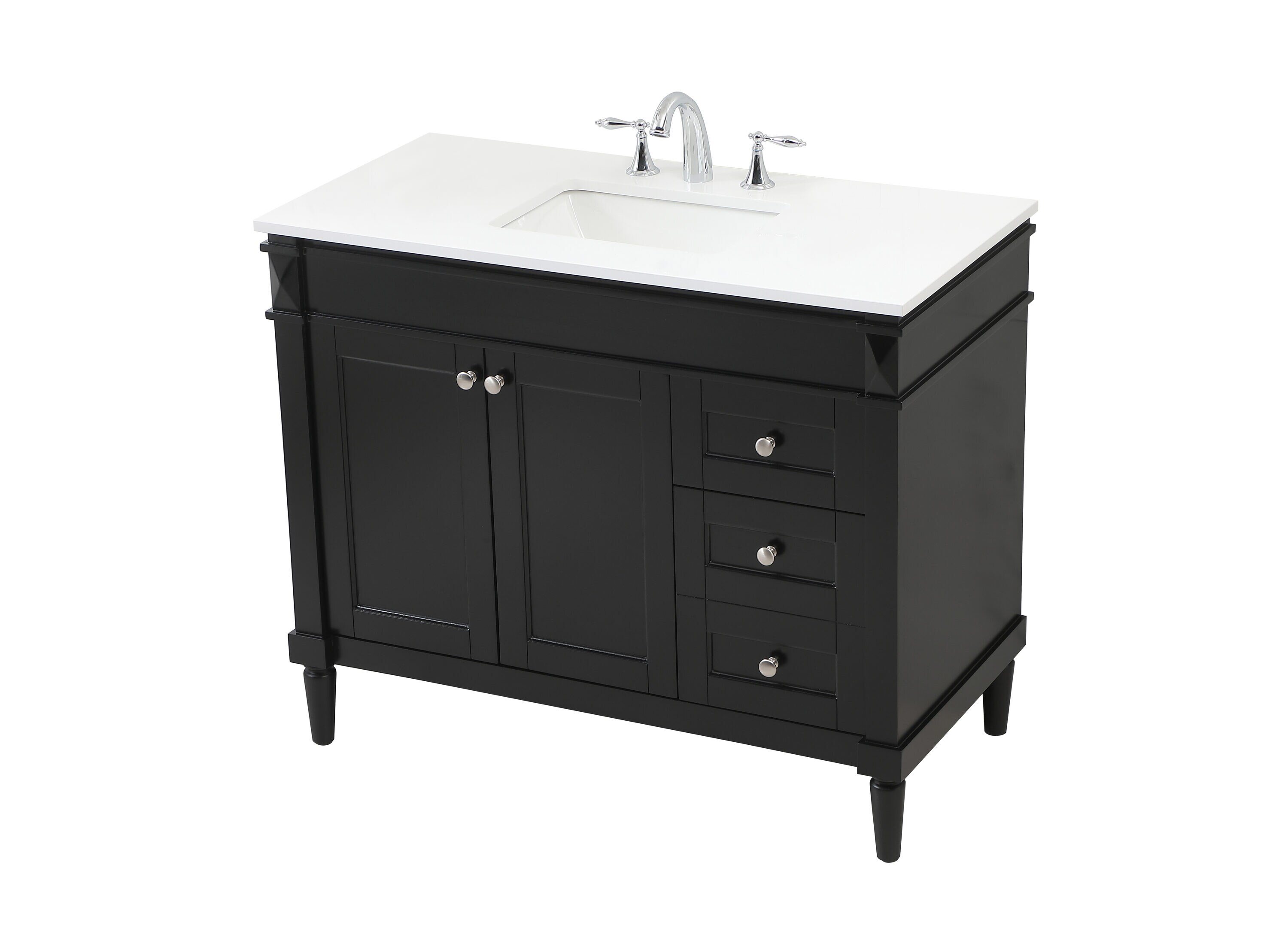 Elegant Decor HF95526BK Bath-Vanity-Combo - View #4