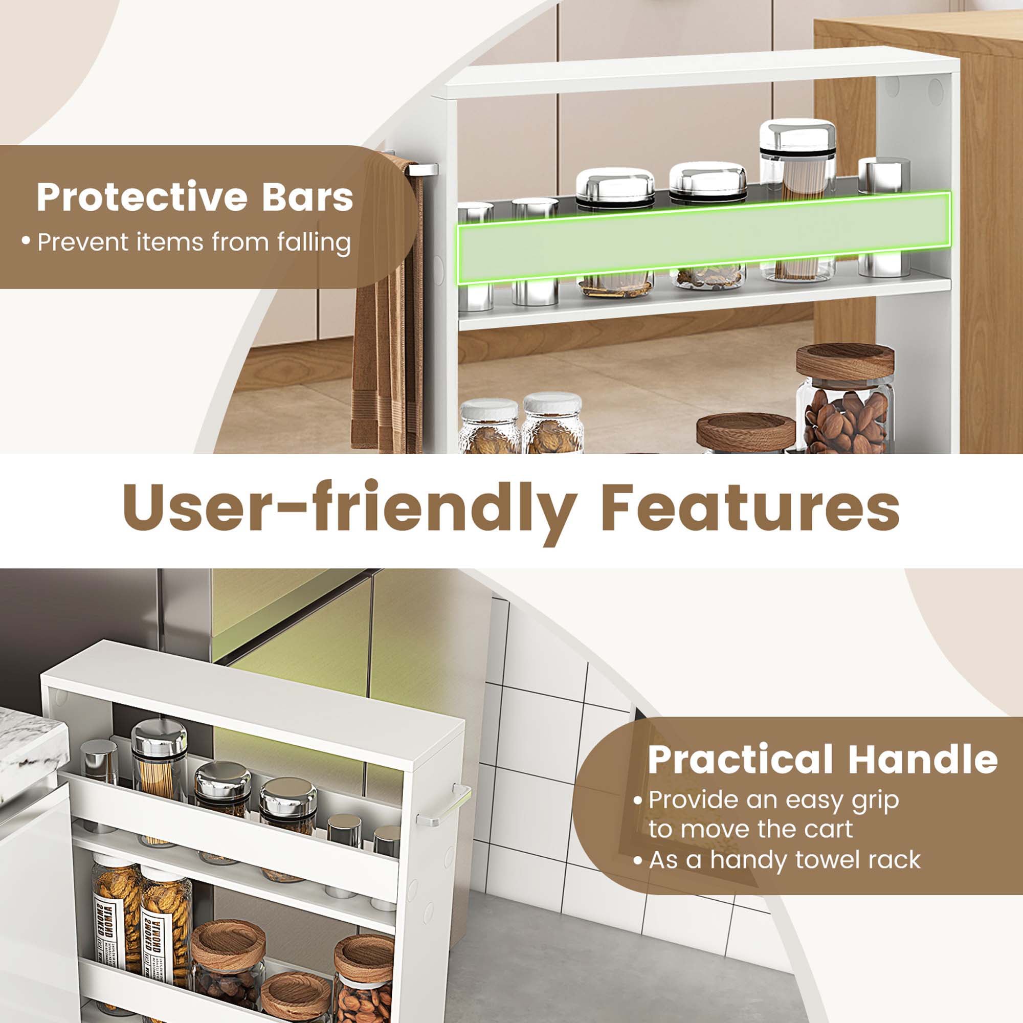 Costway HCST00099 Kitchen-Furniture - View #6