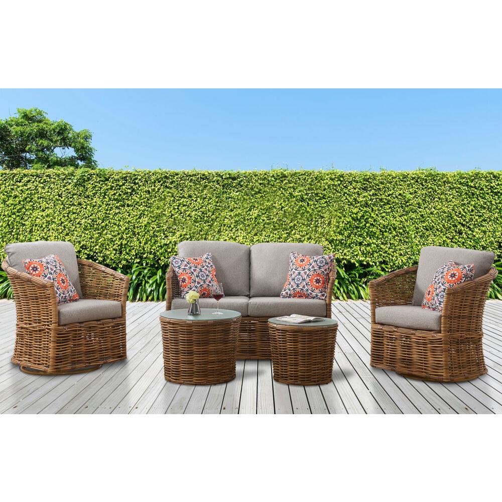 Mod Furniture LEXI5PCSW-GRY Patio-Conversation-Sets - View #6