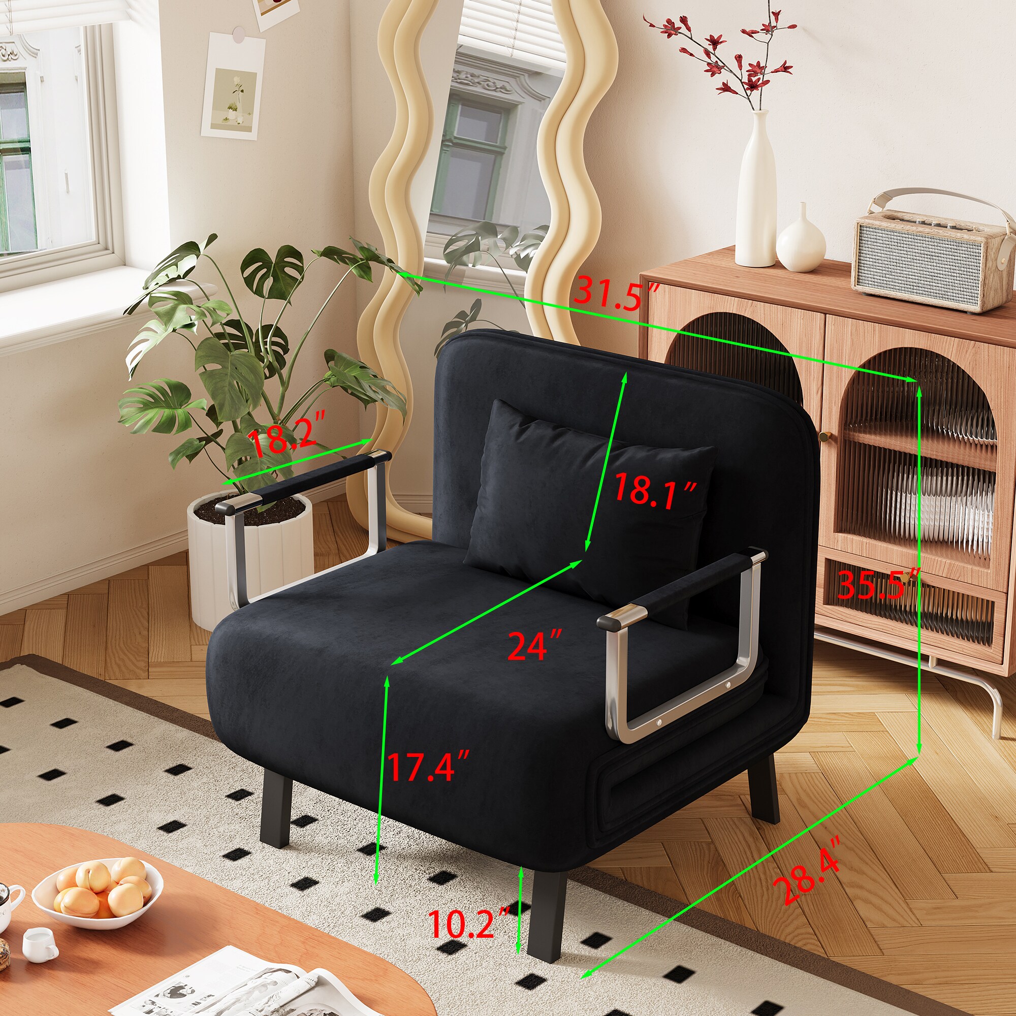 SINOFURN SYD180004BK futons - View #6