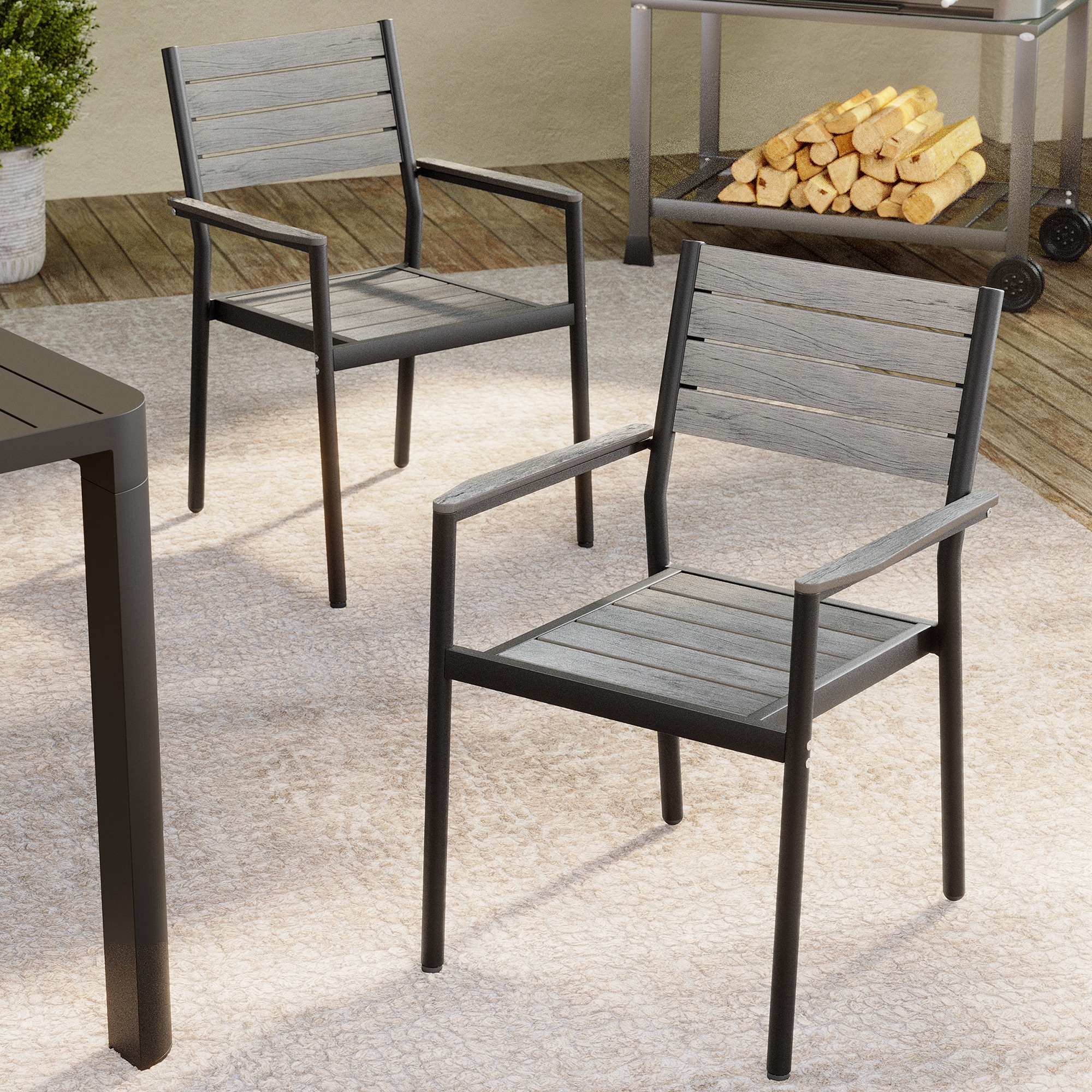 Crestlive Products CL-DC038GRY-2 Patio-Chairs - View #10
