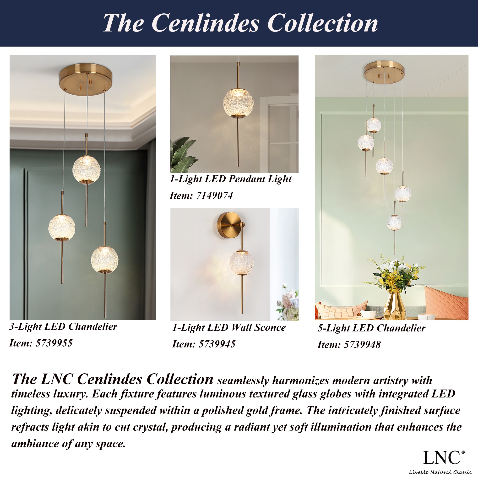 LNC HA05050P3 Pendant-Lights - View #15