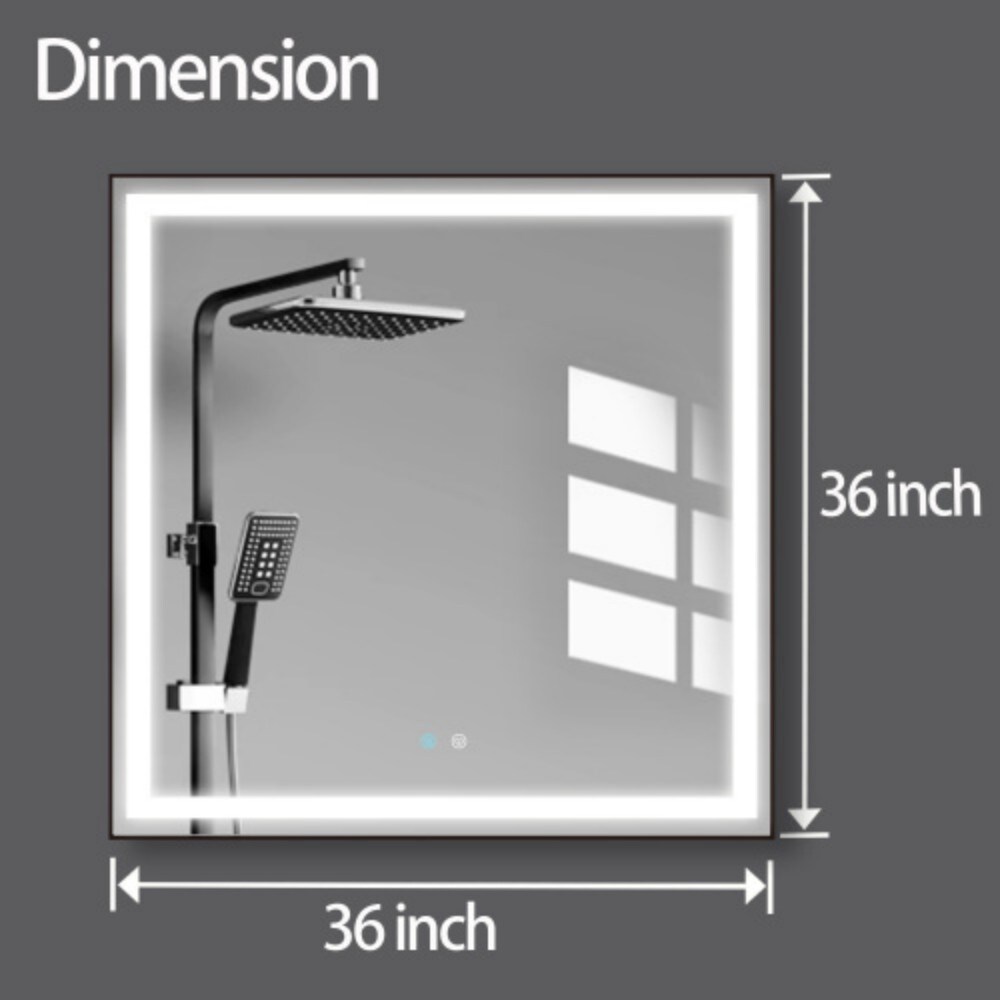 AAZJ BG-FR-3636-M Framed-Bath-Mirrors - View #8