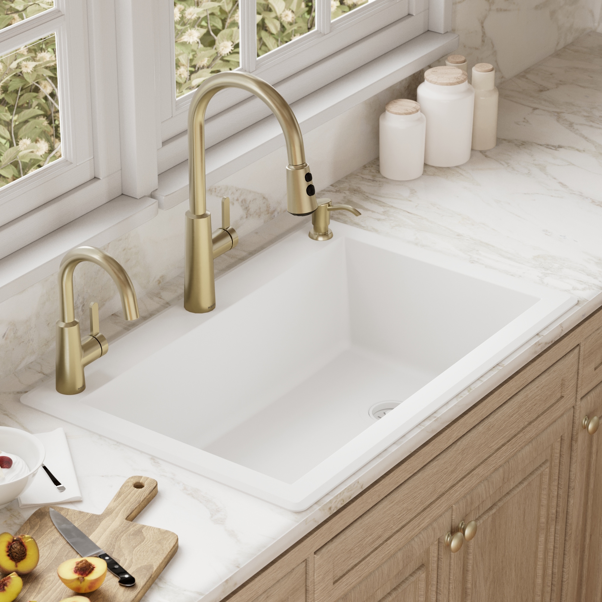 Karran QT-670-WH Kitchen-Sinks - Thumbnail View #4