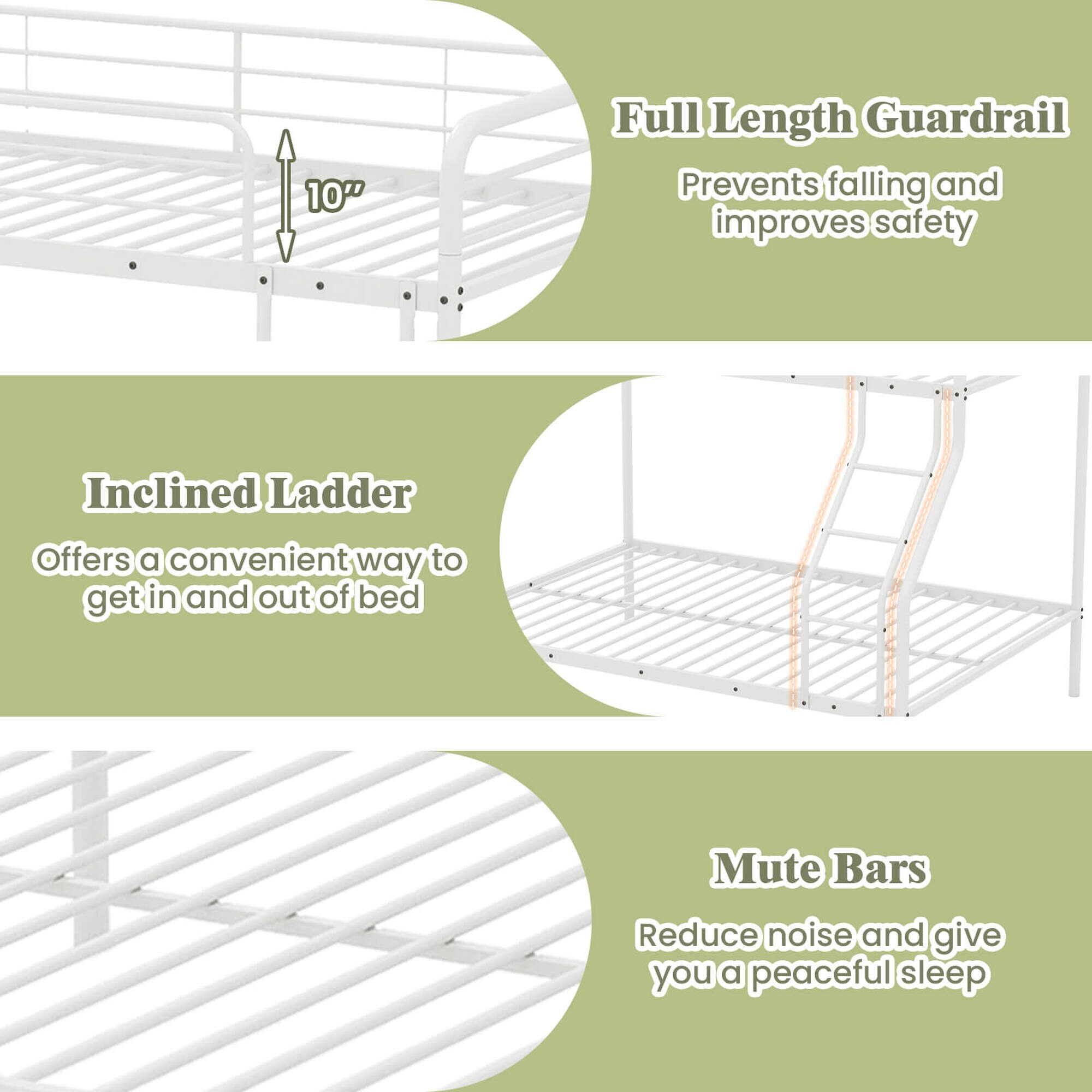 Costway HCST04837 Bunk-Beds - View #3