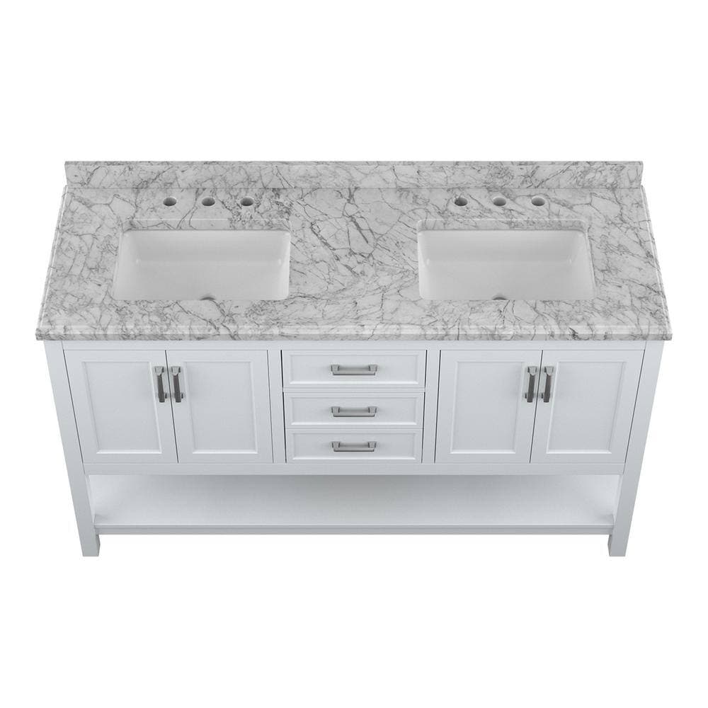 Design Element AF-61-WHI Bath-Vanity-Combo - View #4