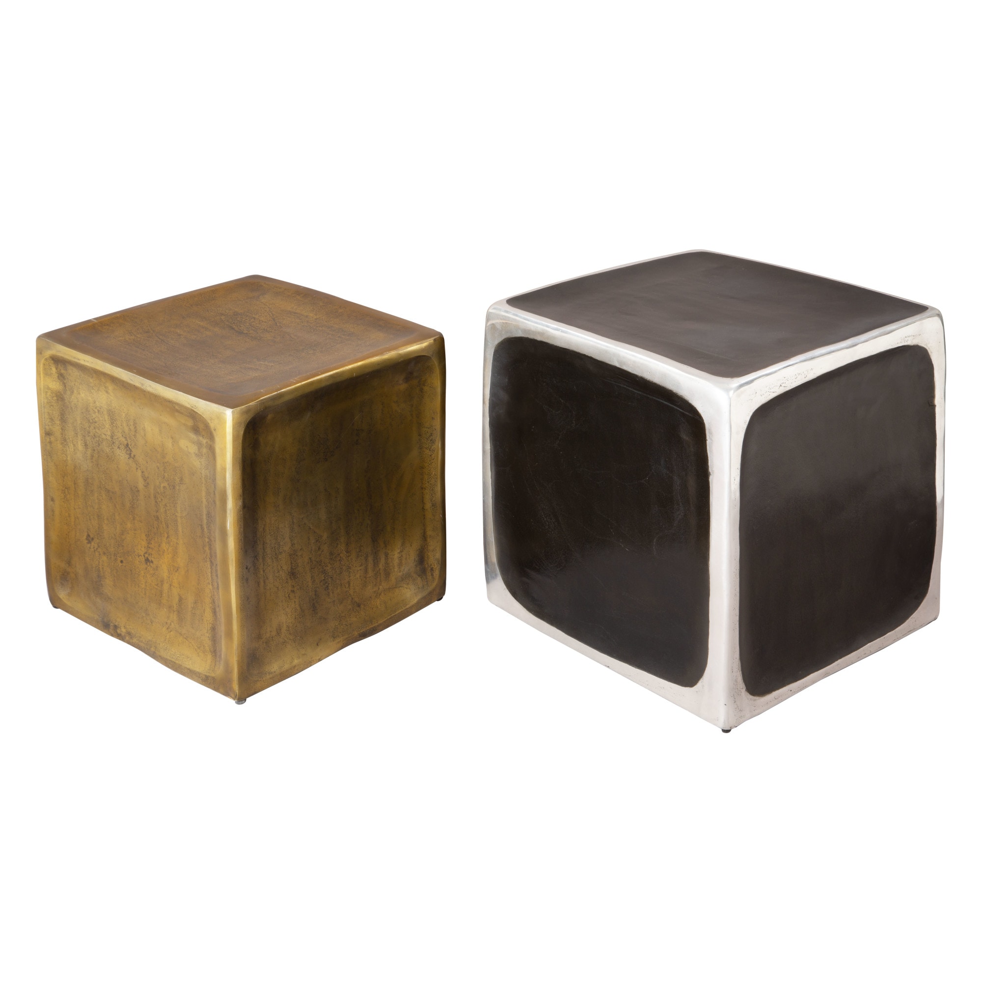 ZUO 110155 18.1-Inches W x 20.5-Inches H Multicolor Metal Square Modern End Table