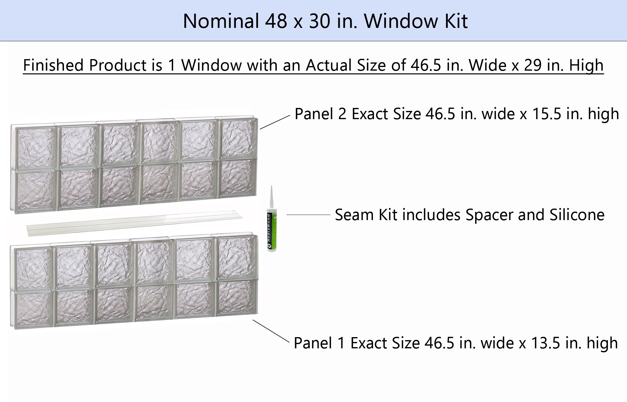 REDI2SET S4830IS Glass-Block-Windows - View #2
