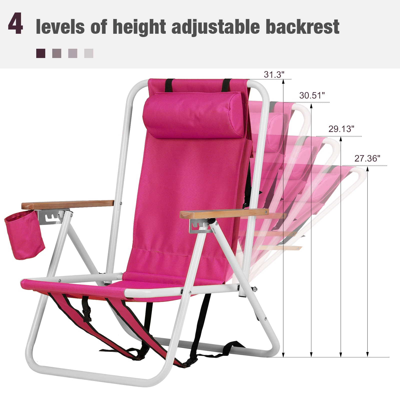 Winado LO1G58000405 Beach-Camping-Chairs - View #6