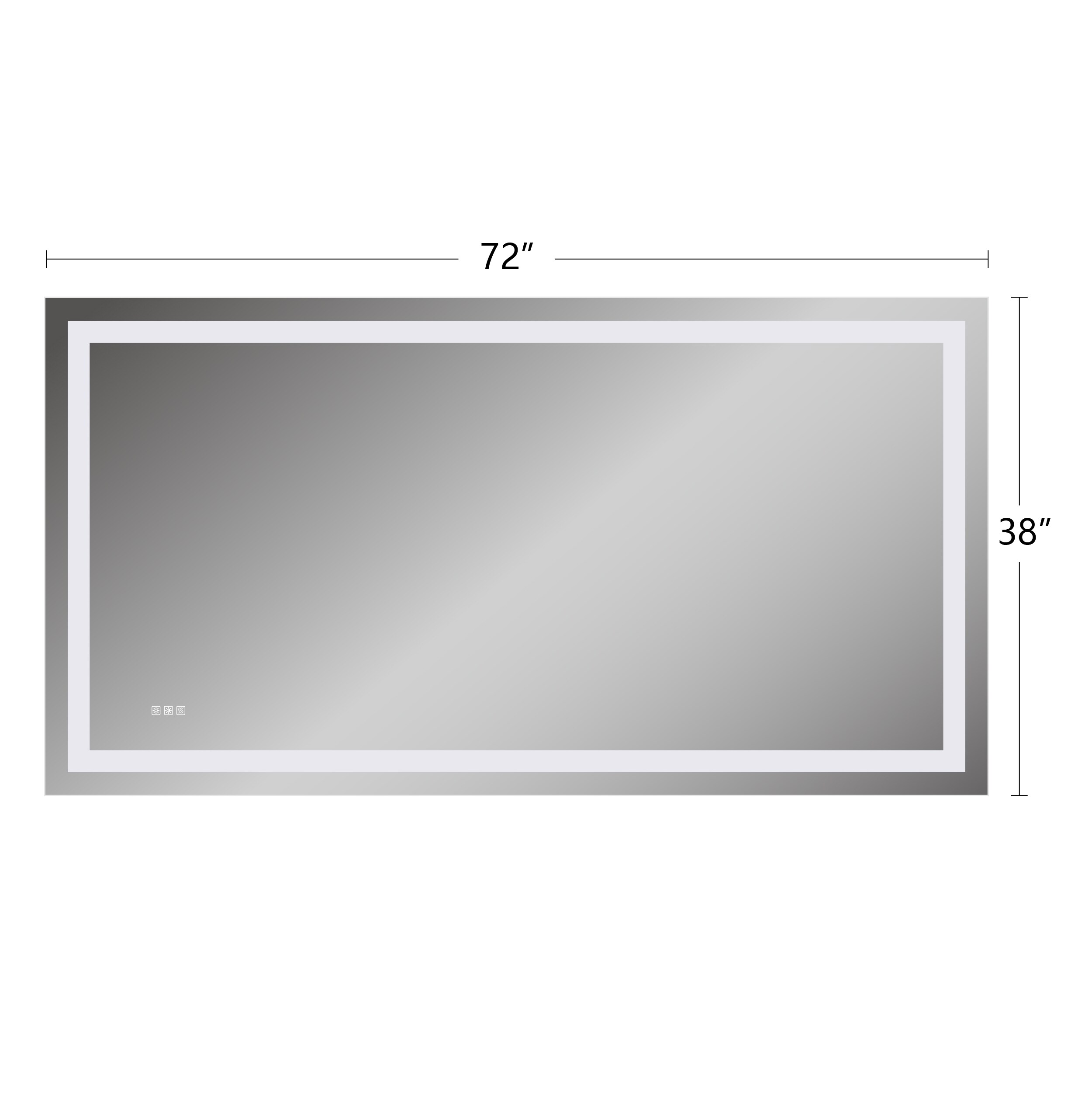 CASAINC WEIFI-DJ217-38X72 Framed-Bath-Mirrors - View #4