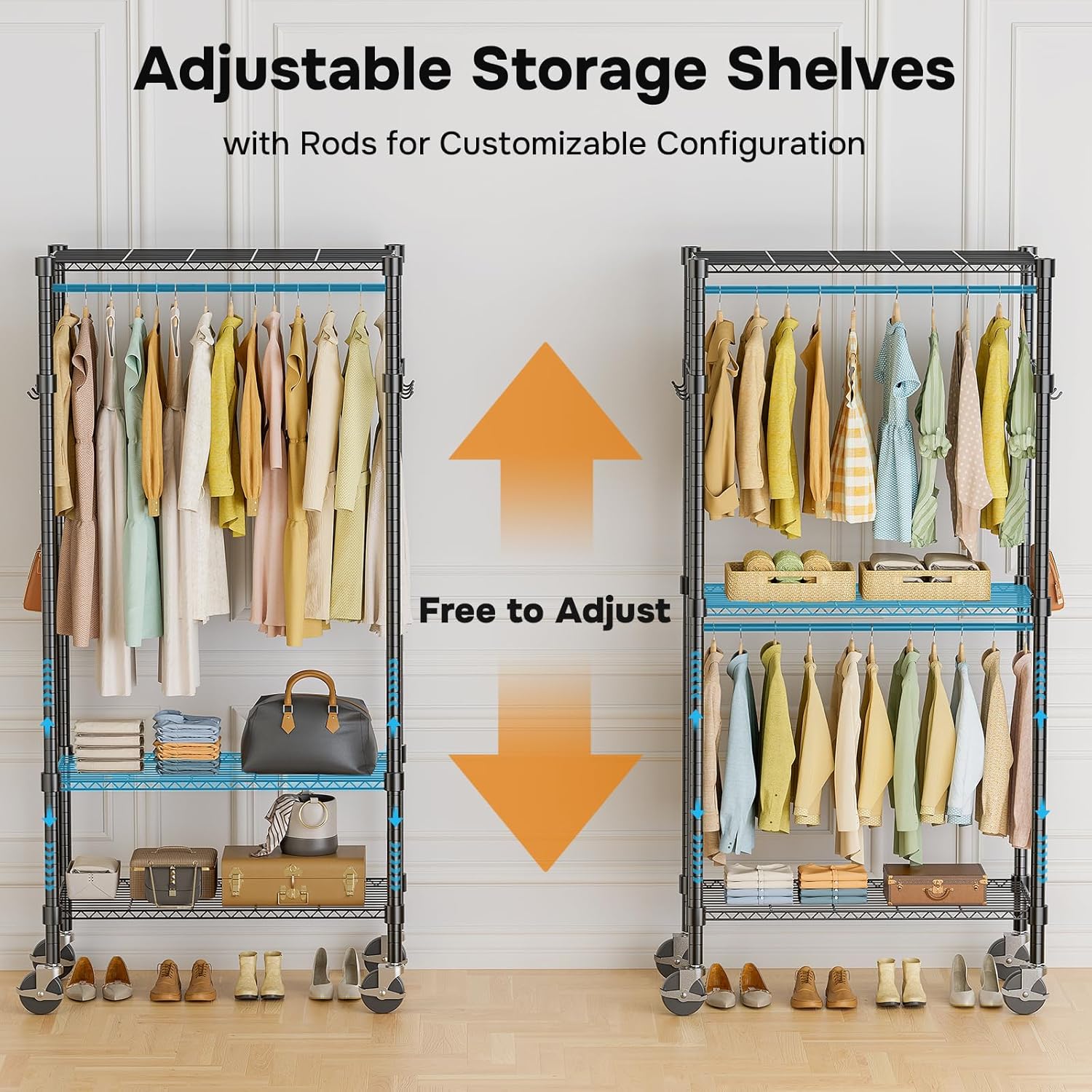 Kahomvis GATA-QPS4-820 Garment-Racks - View #2