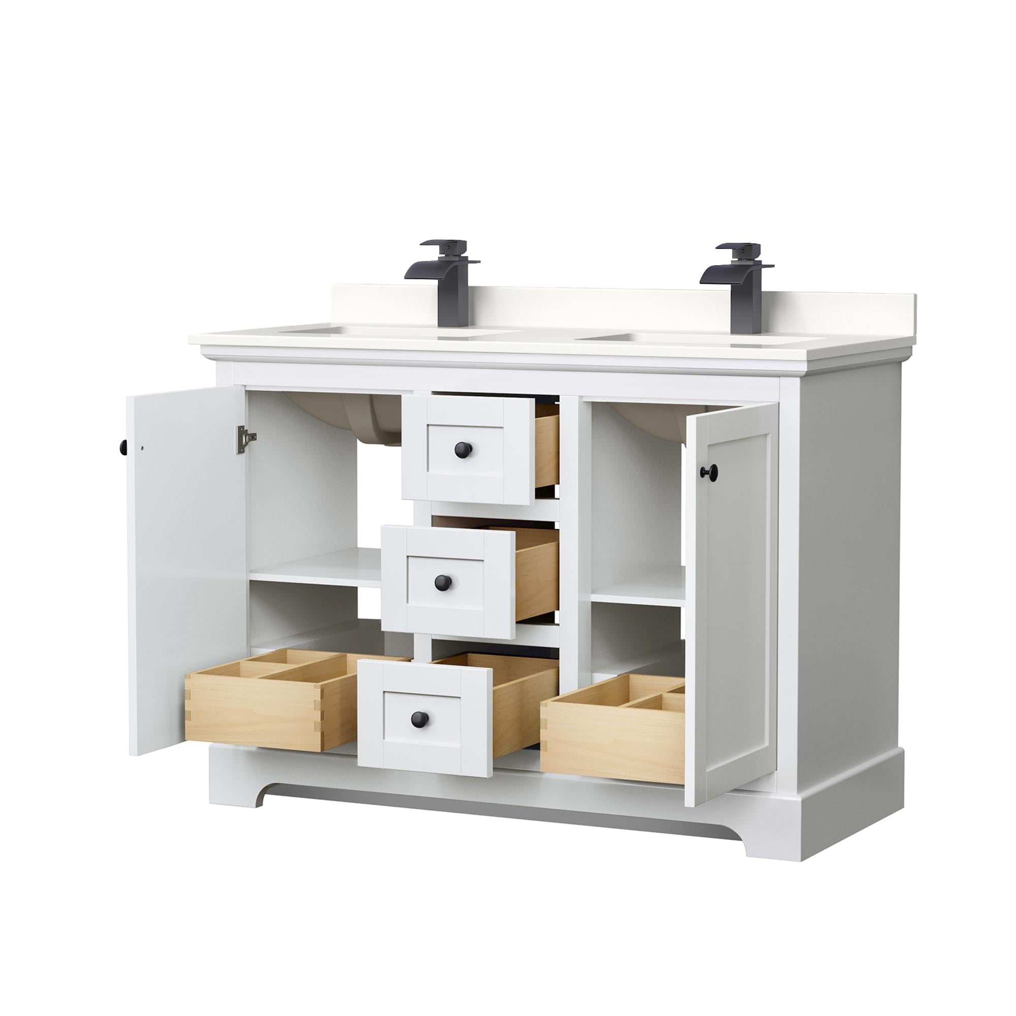 Wyndham Collection WCV232348DWBWQUNSMXX Bath-Vanity-Combo - View #3